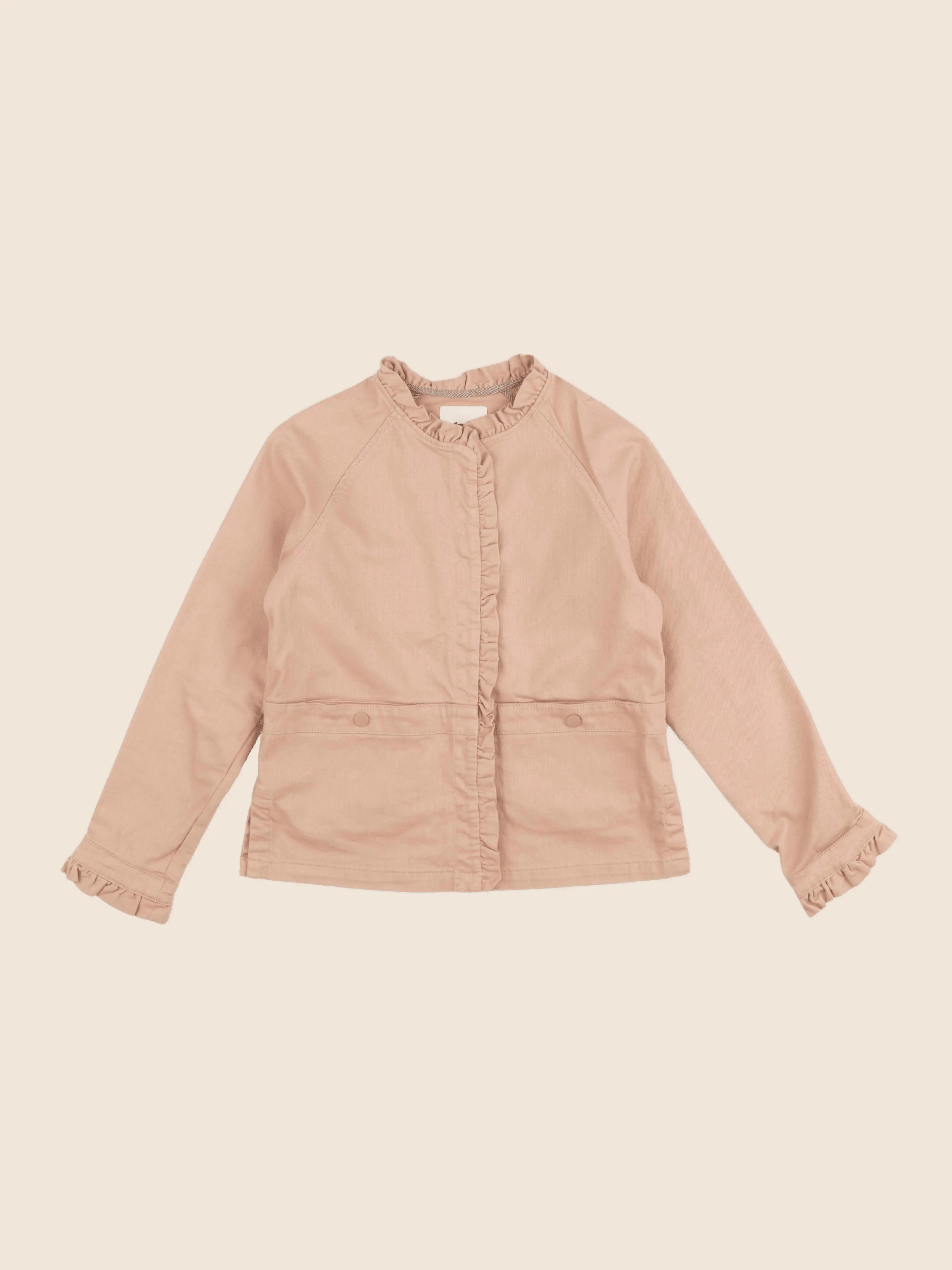 Cyrillus - veste orange - 12 ans