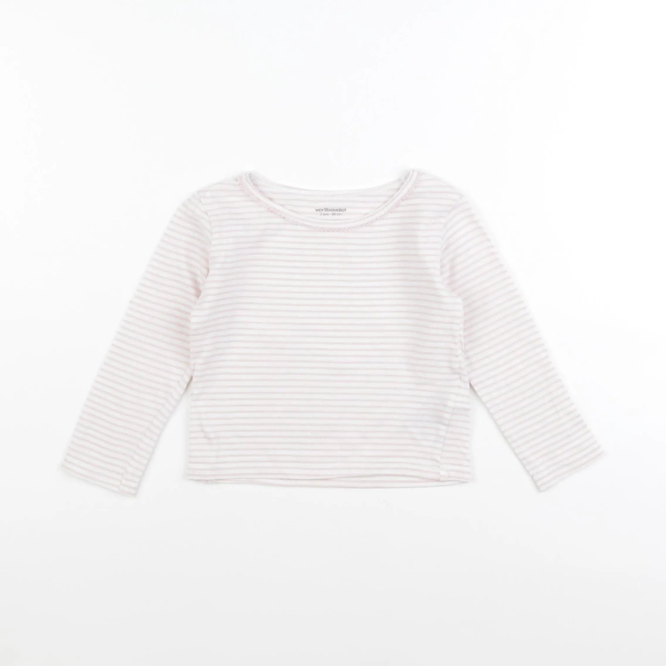 Vertbaudet - maillot de corps rose - 2 ans