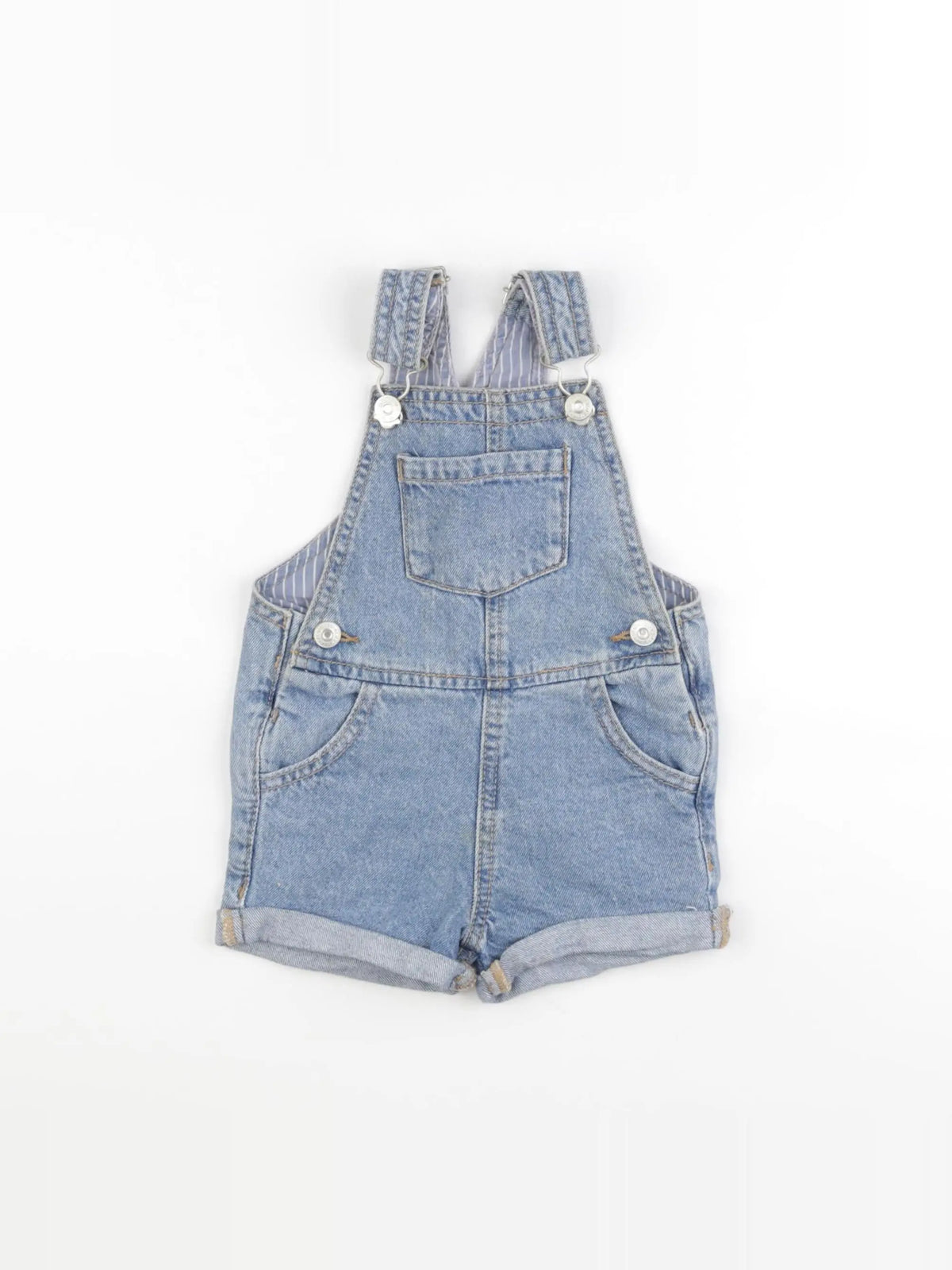 Mango - salopette bleu - 9/12 mois