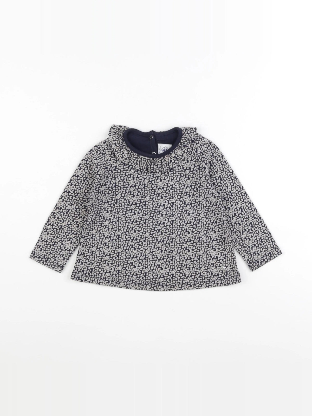 Petit Bateau - tee-shirt bleu - 18 mois