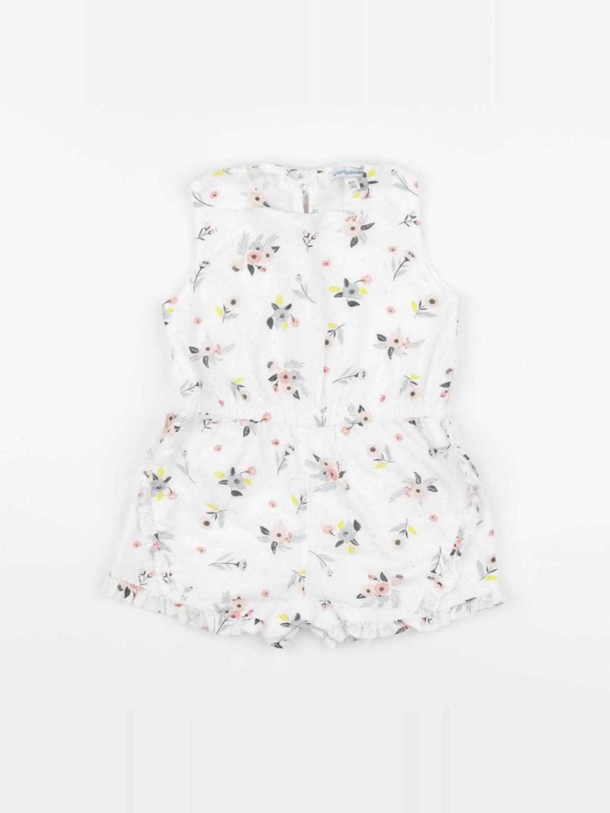 Vertbaudet - combinaison blanc - 2 ans