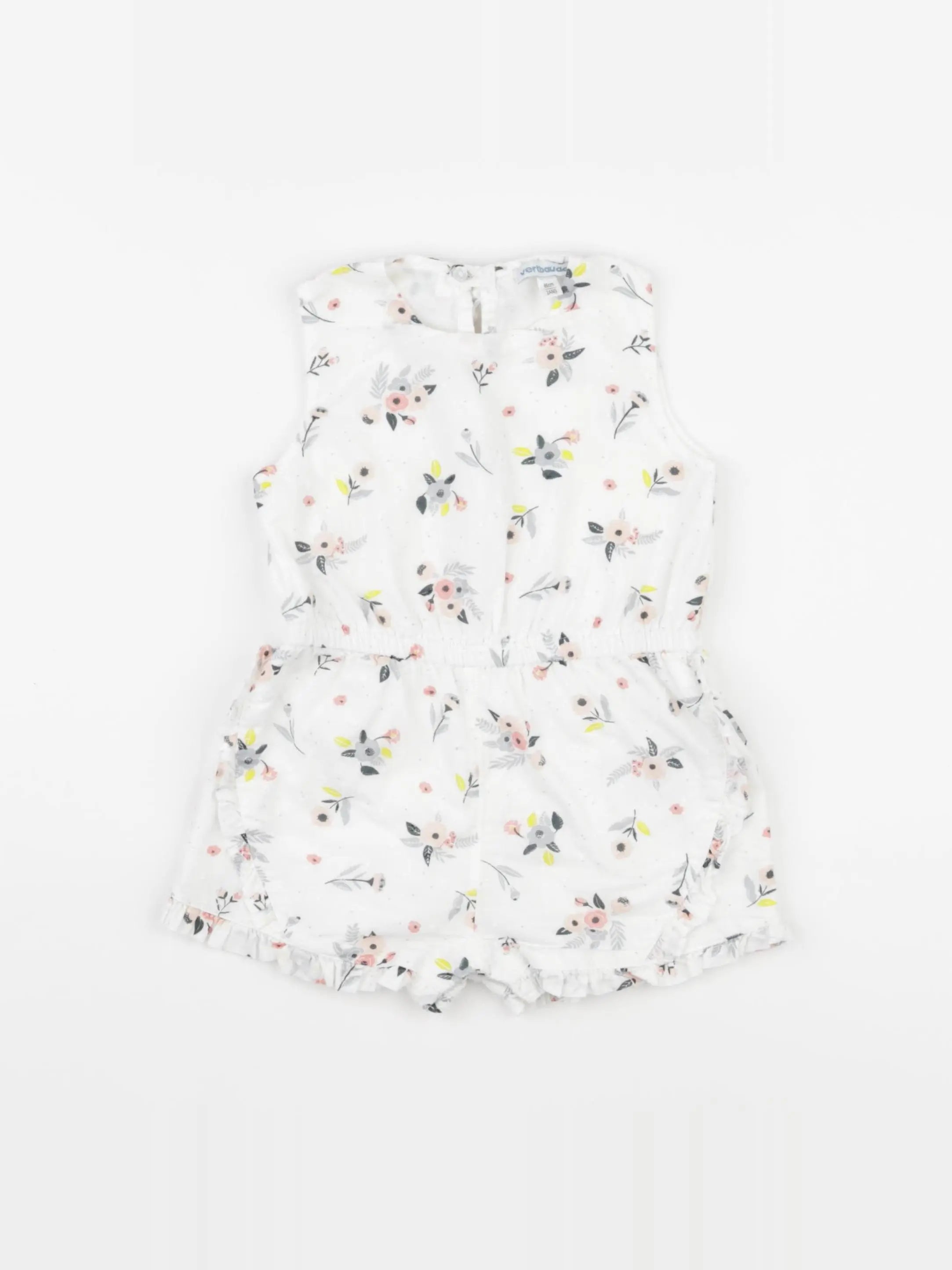 Vertbaudet - combinaison blanc - 2 ans