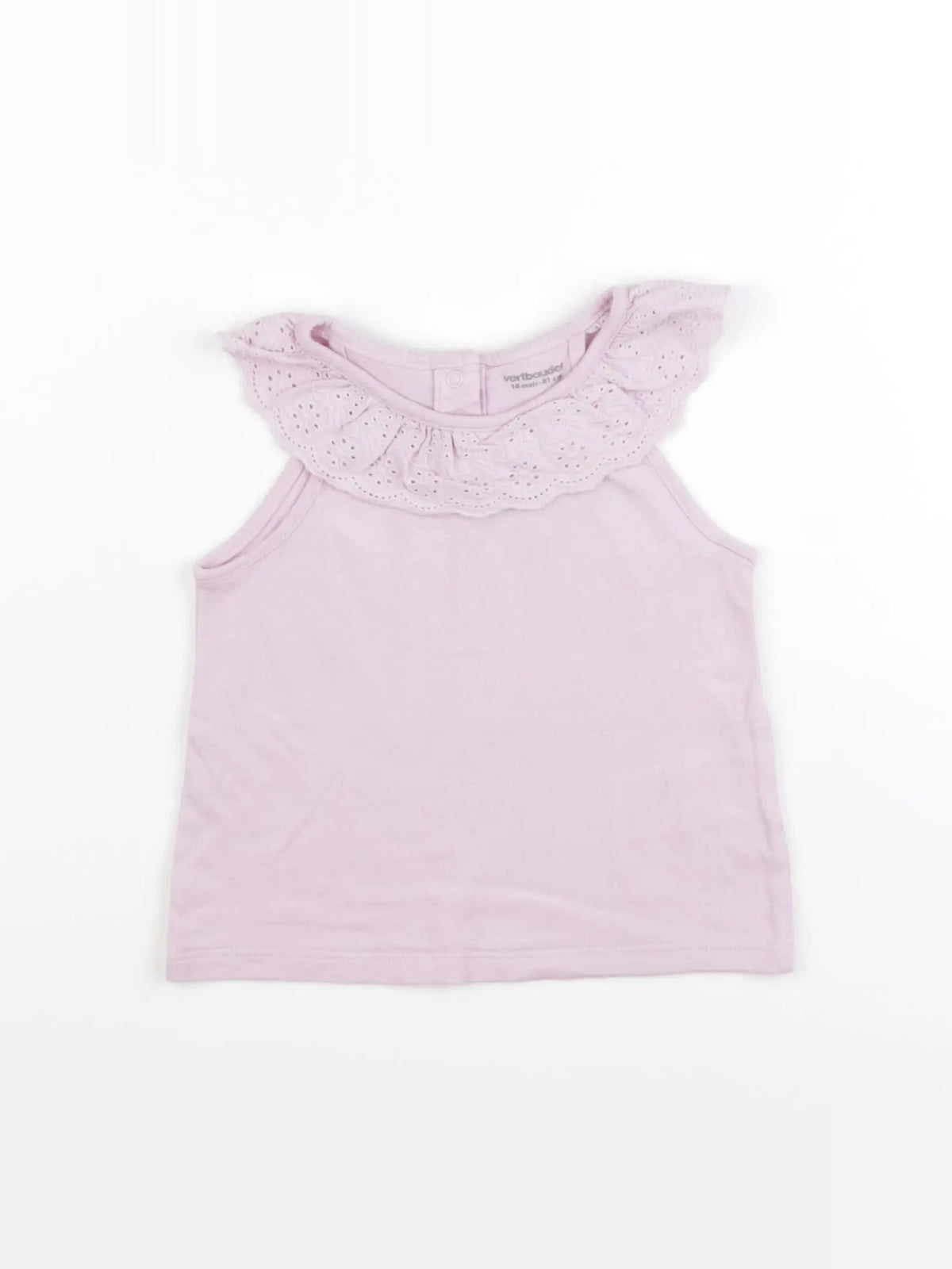 Vertbaudet - tee-shirt violet - 18 mois