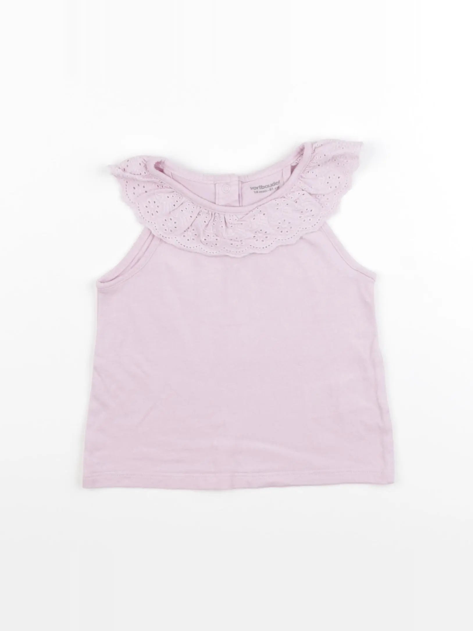 Vertbaudet - tee-shirt violet - 18 mois