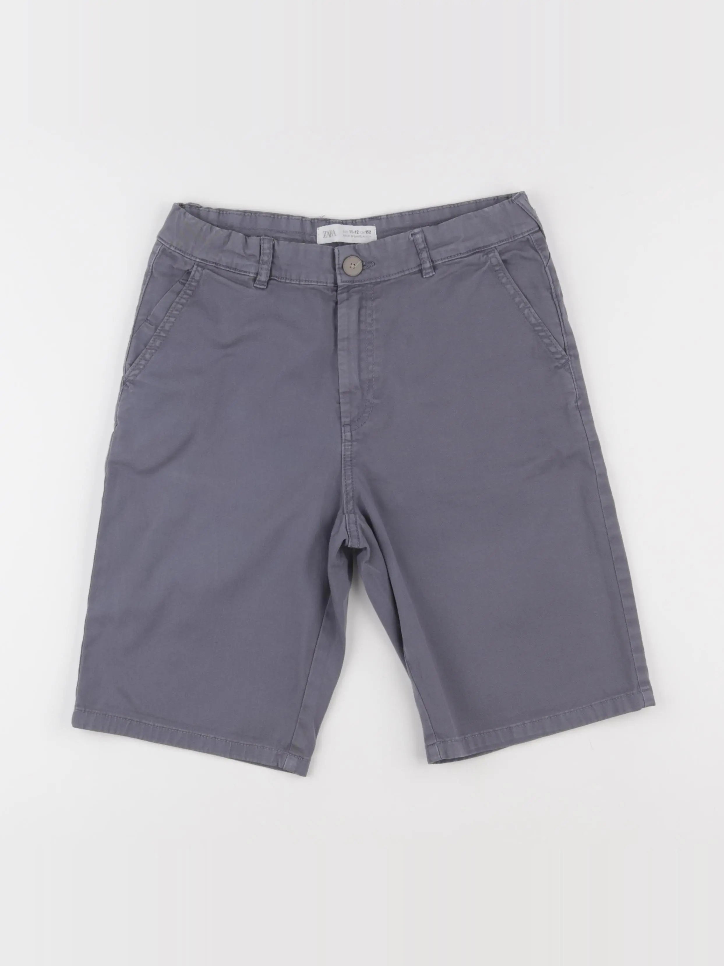 Zara - short gris - 11/12 ans