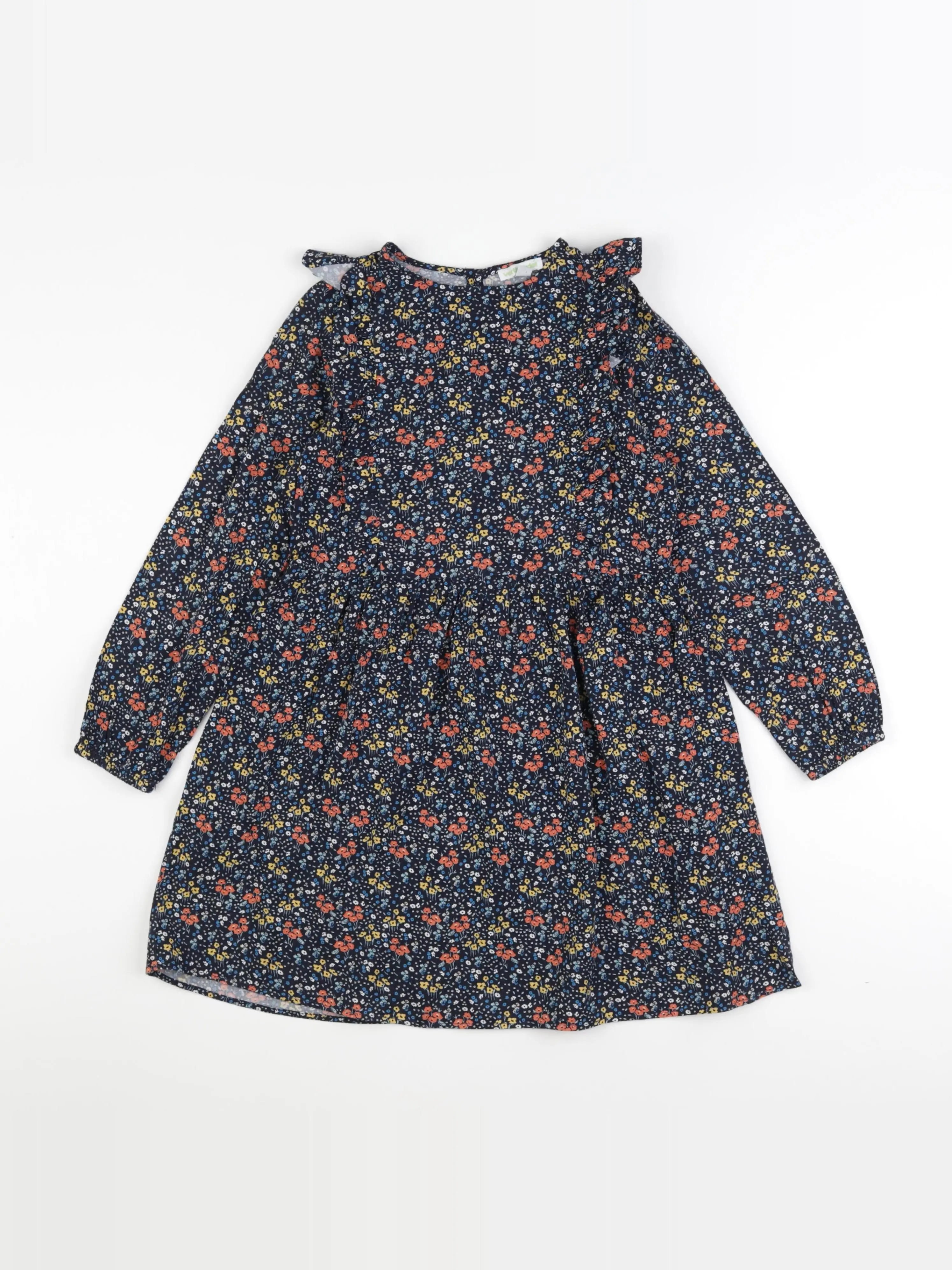 Vertbaudet - robe multicolore - 9 ans