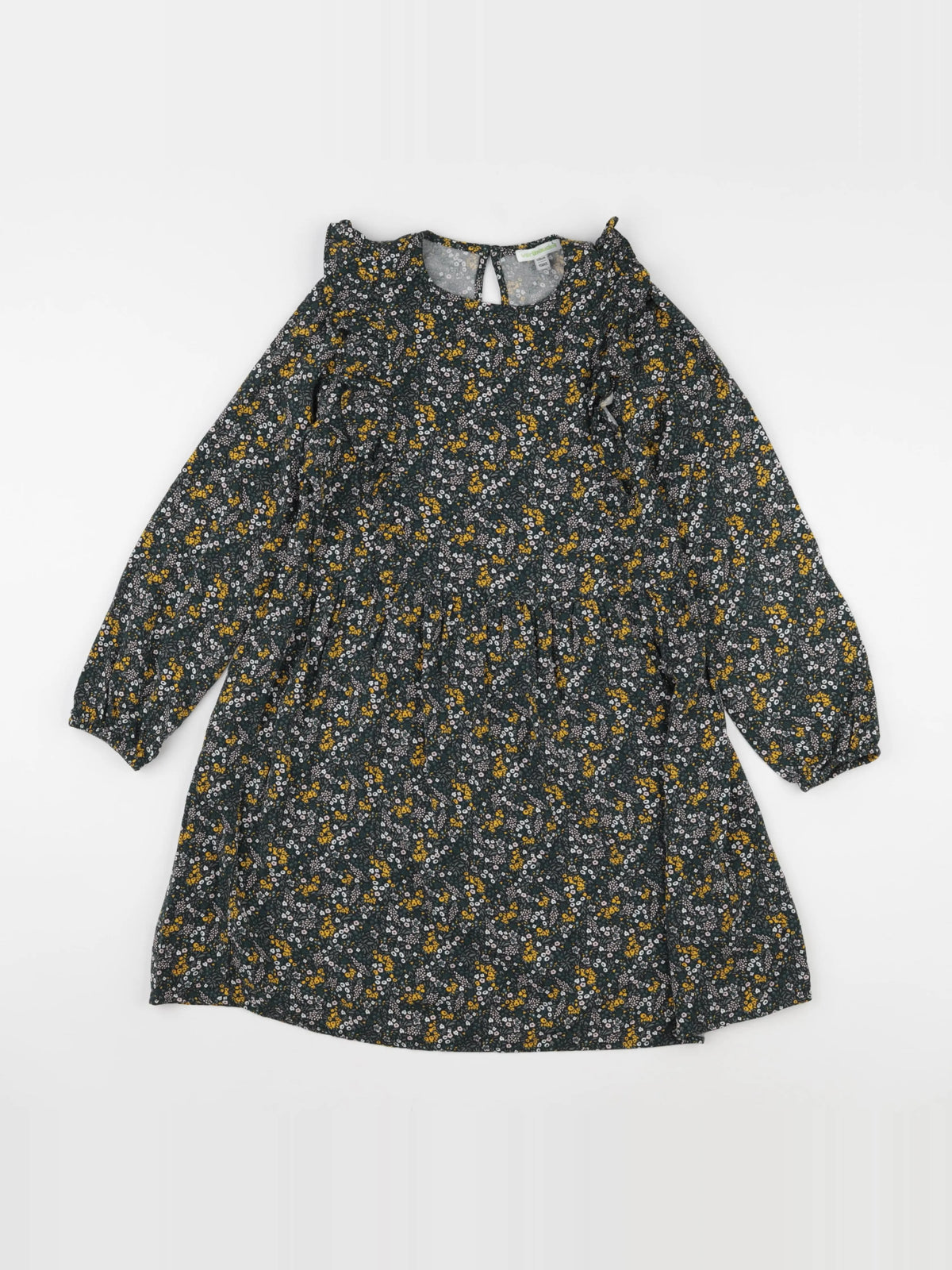 Vertbaudet - robe vert - 10 ans