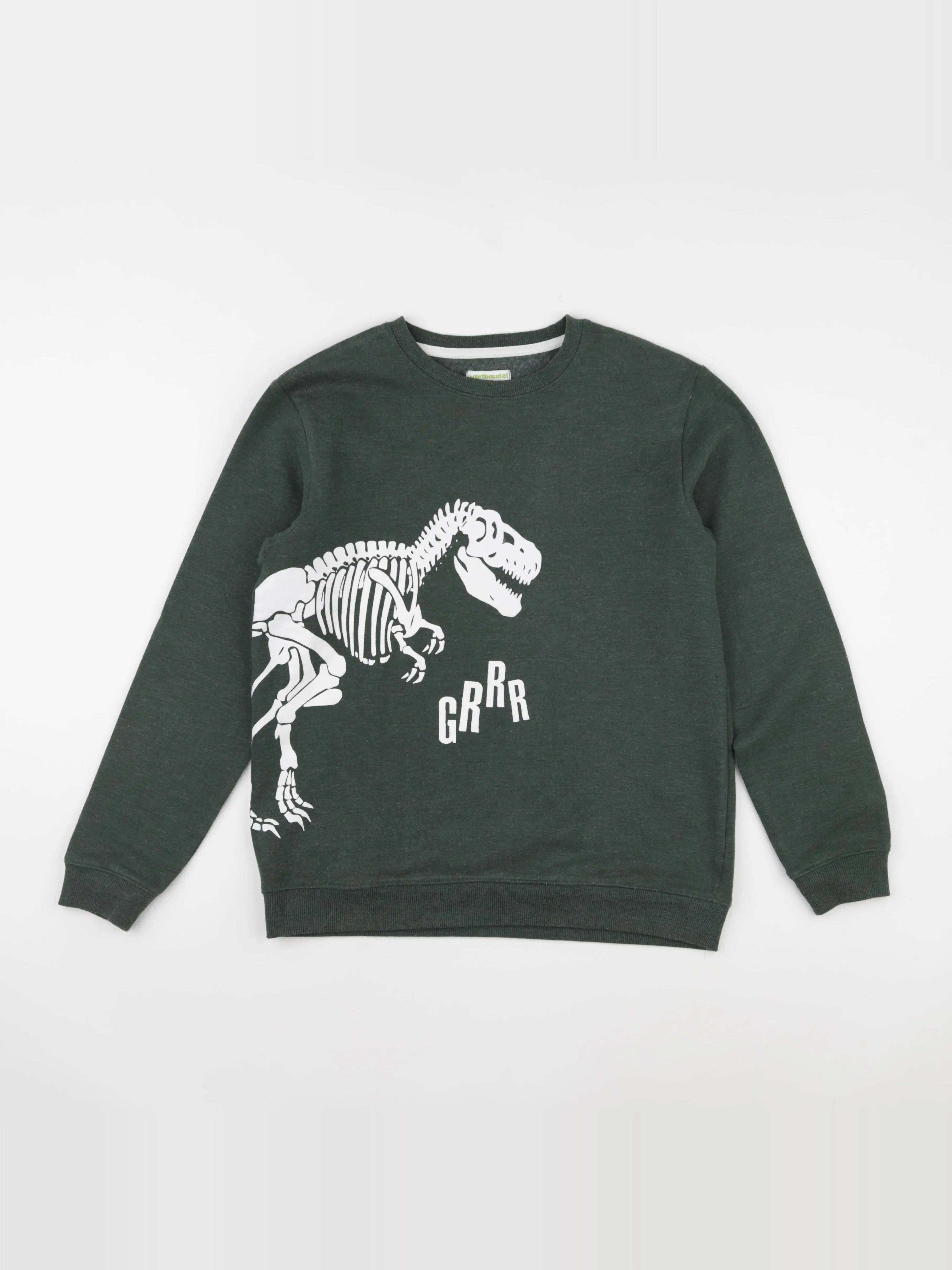 Vertbaudet - sweat vert - 14 ans