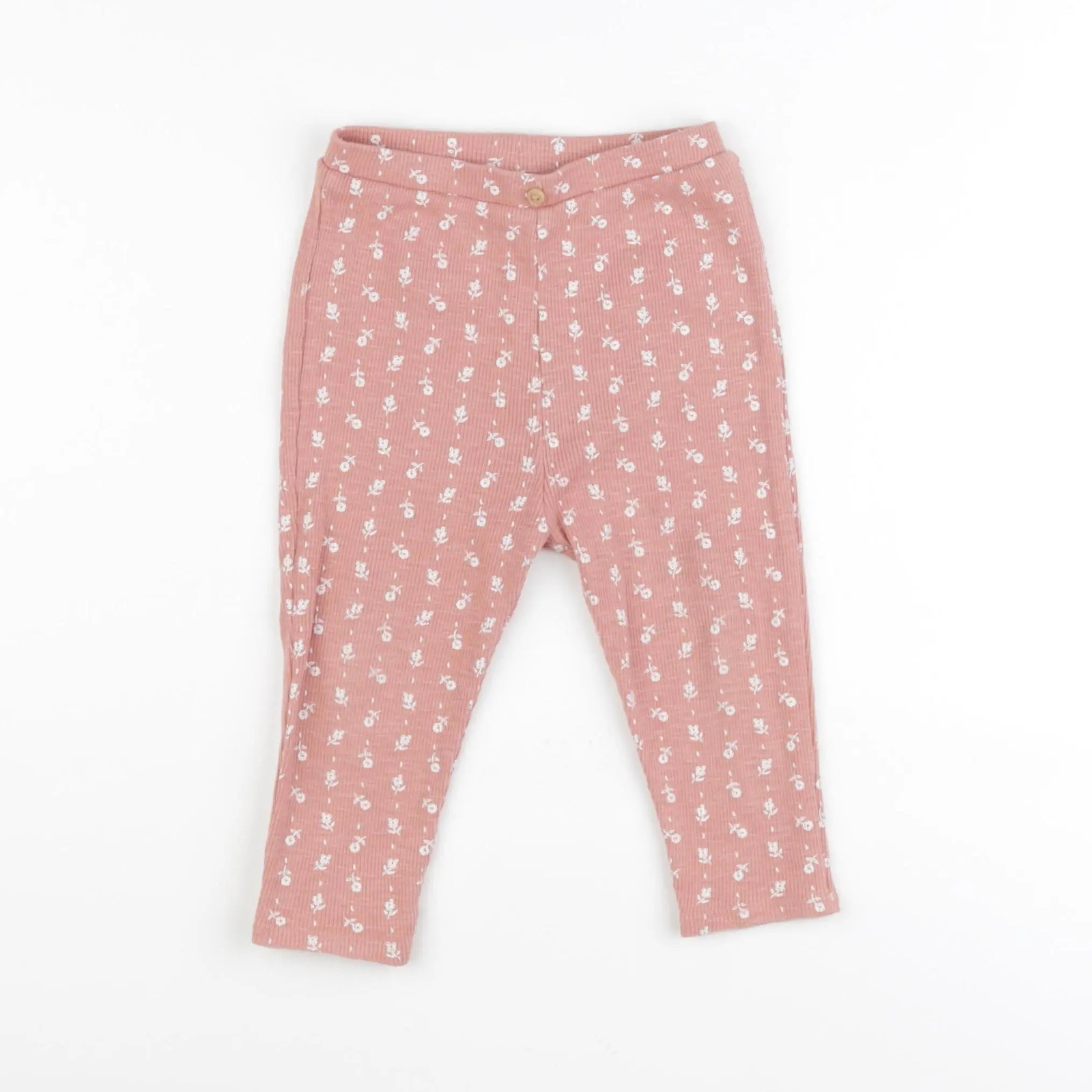 Vertbaudet - legging rose - 18 mois