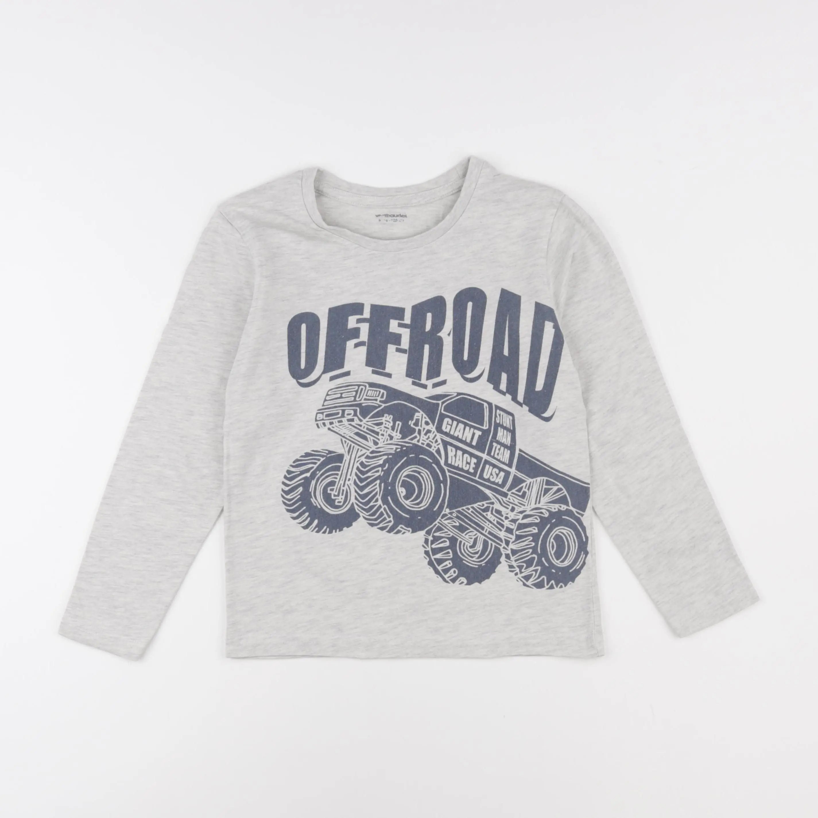 Vertbaudet - tee-shirt gris - 8 ans