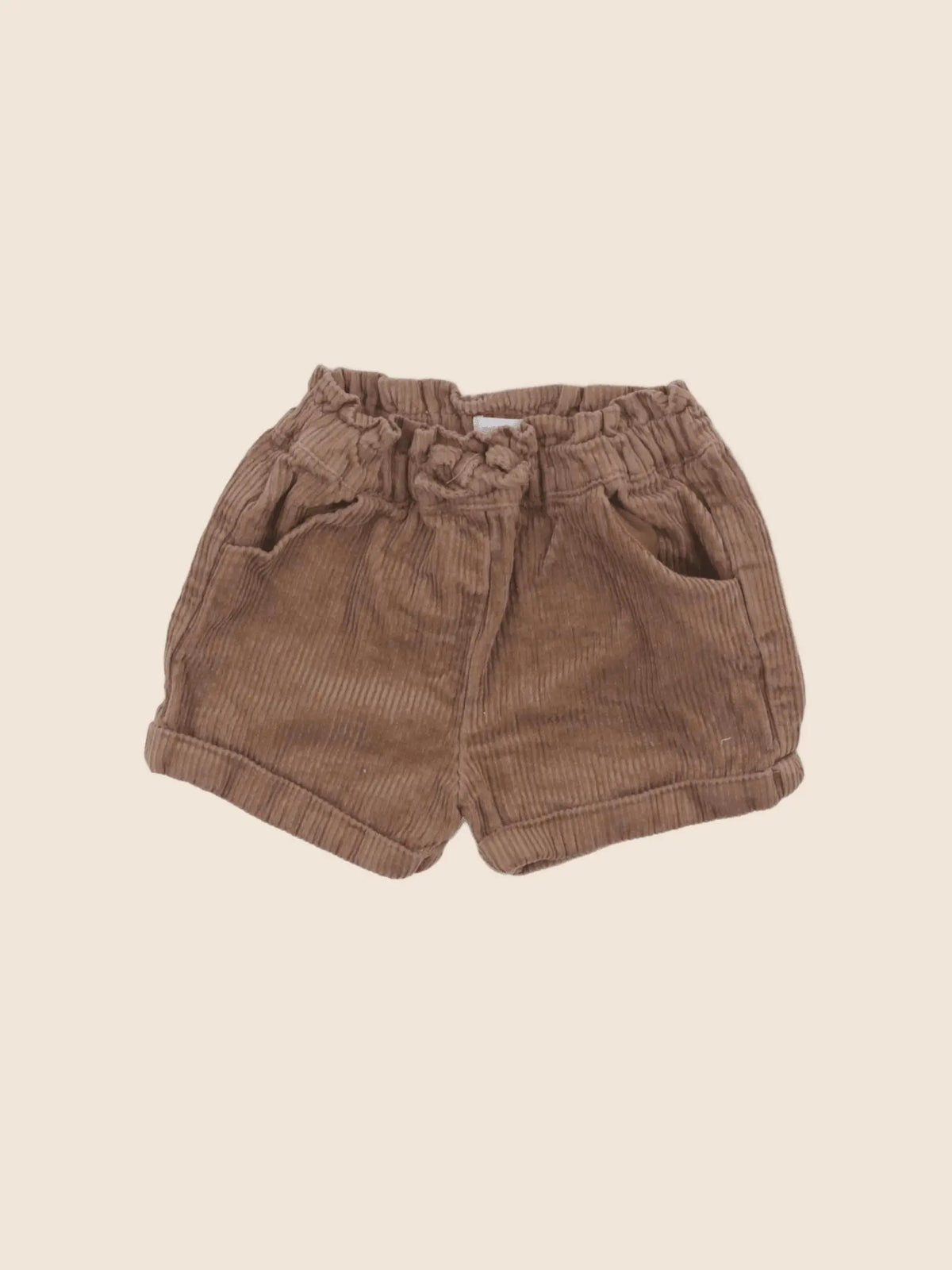 Vertbaudet - short marron - 12 mois