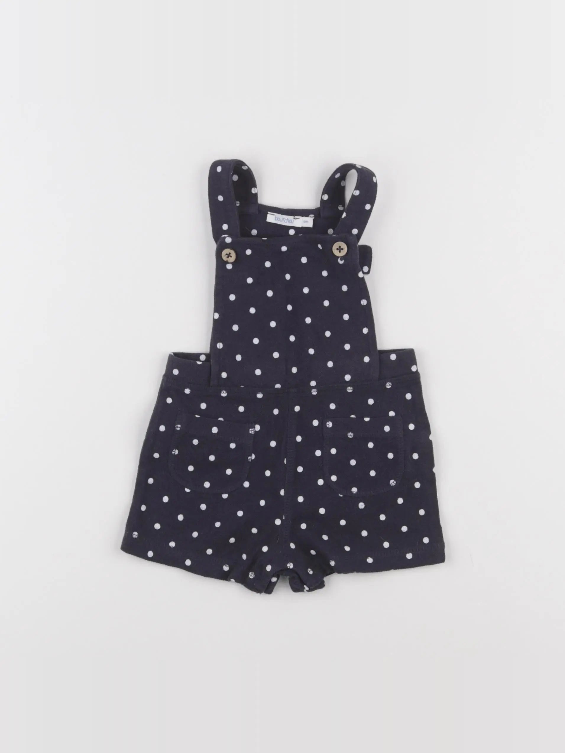 Boutchou - salopette bleu - 6 mois