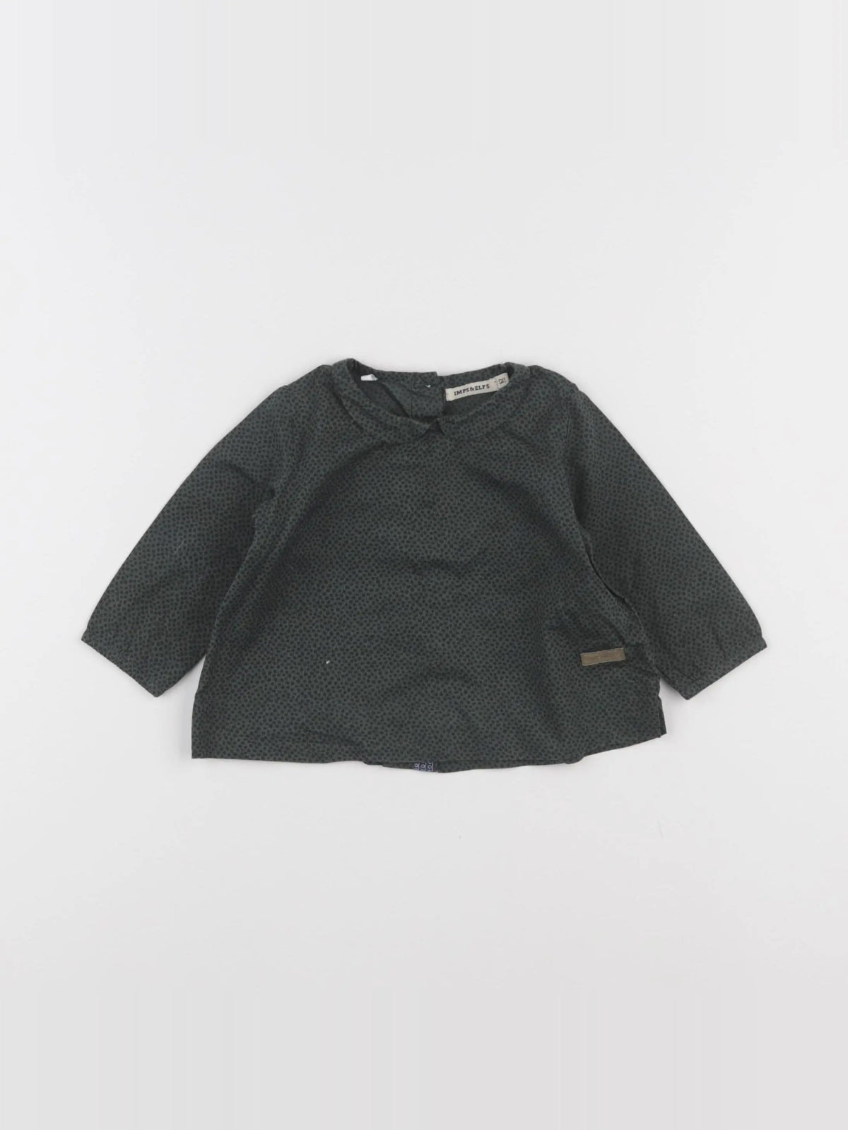 Imps & Elfs - blouse vert, noir - 3 mois