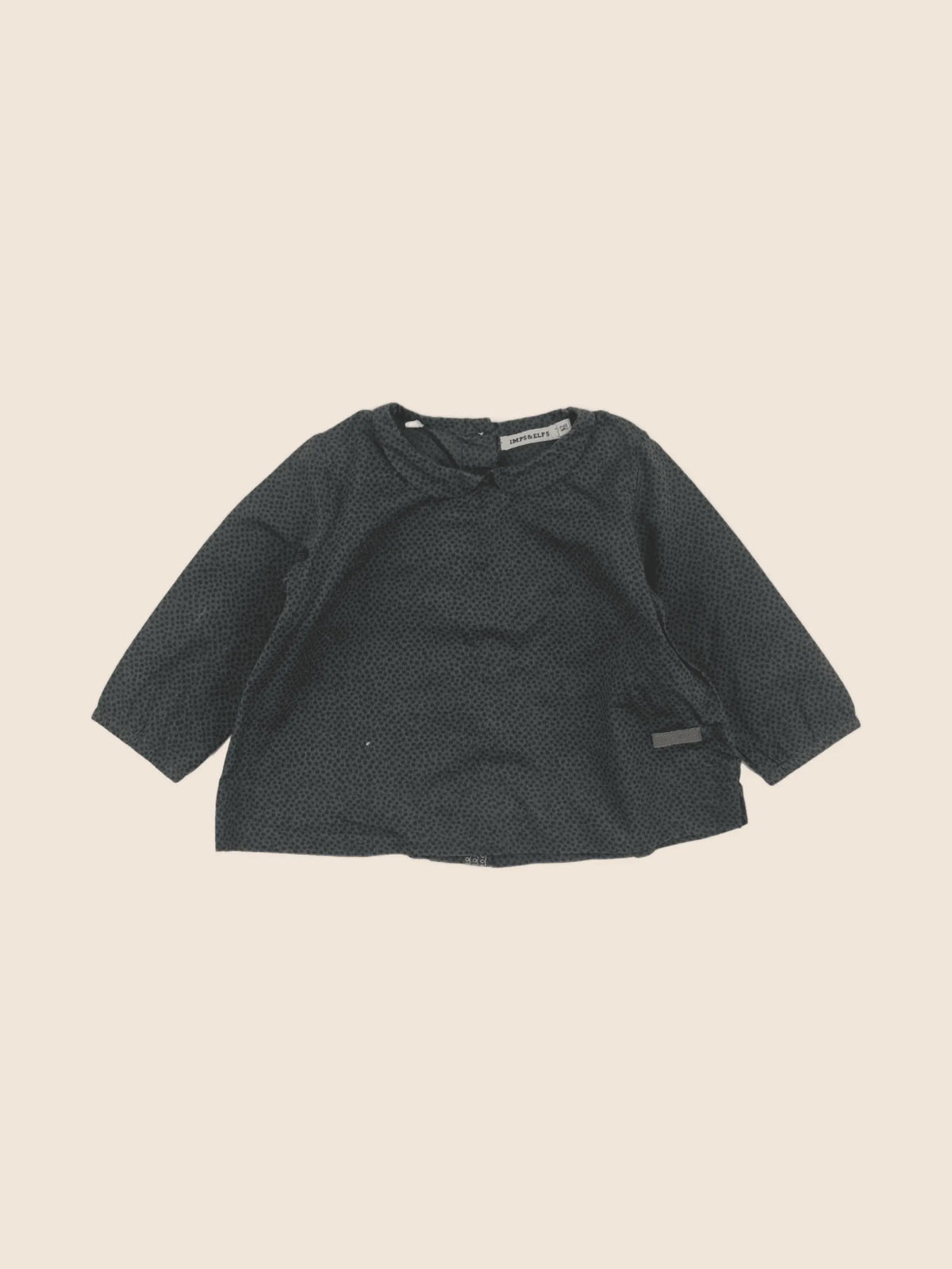 Imps & Elfs - blouse vert, noir - 3 mois
