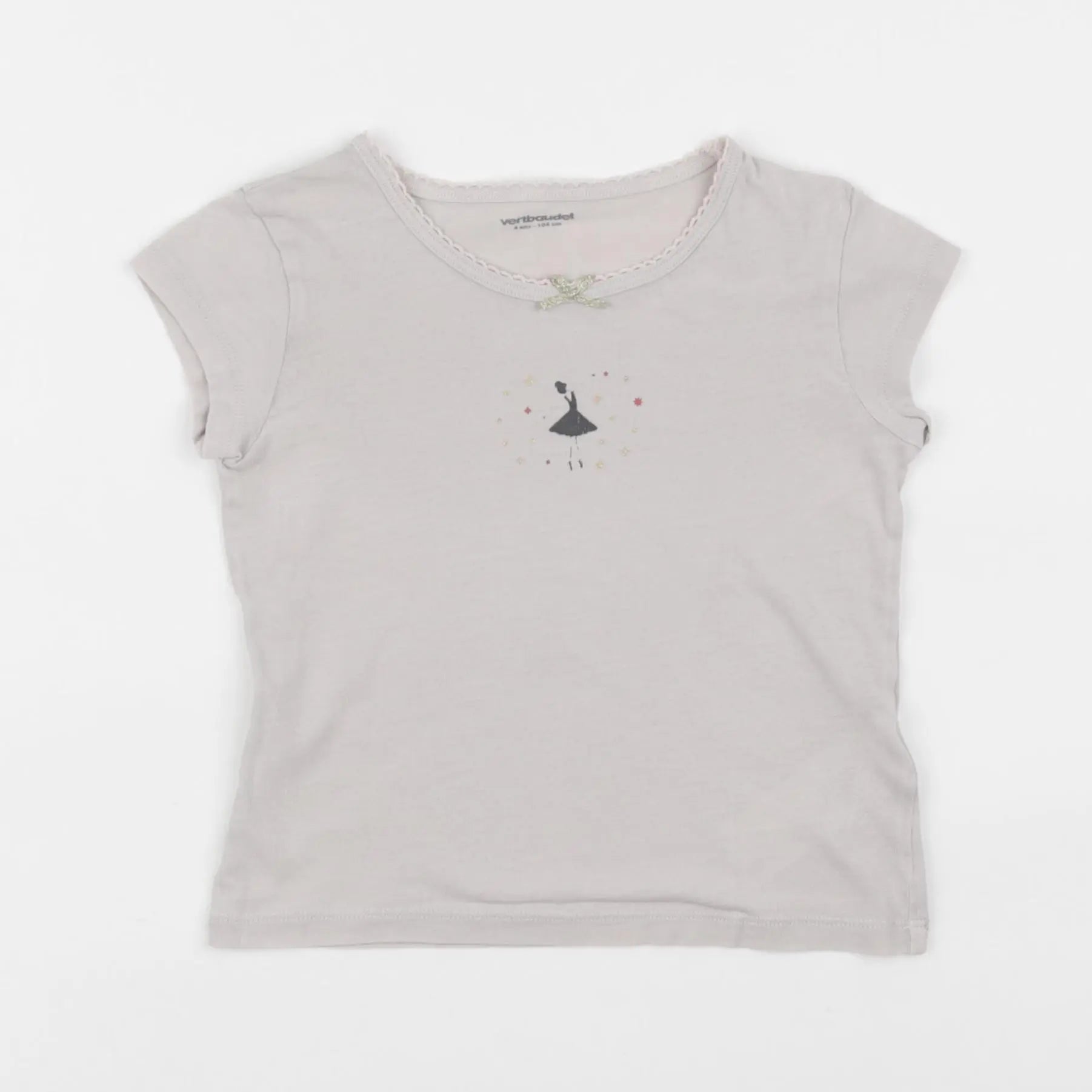 Vertbaudet - maillot de corps gris - 4 ans