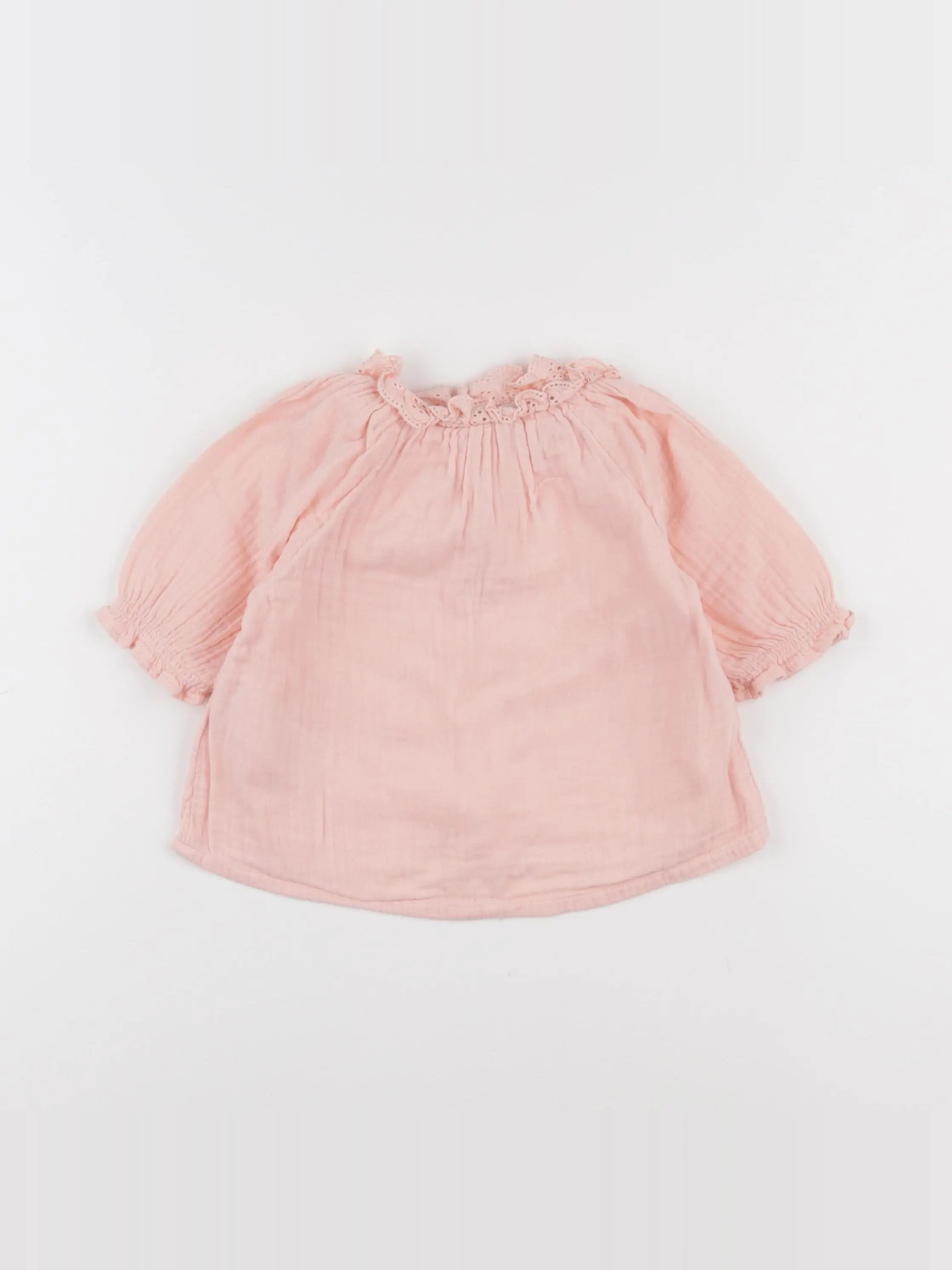 Vertbaudet - blouse rose - 18 mois