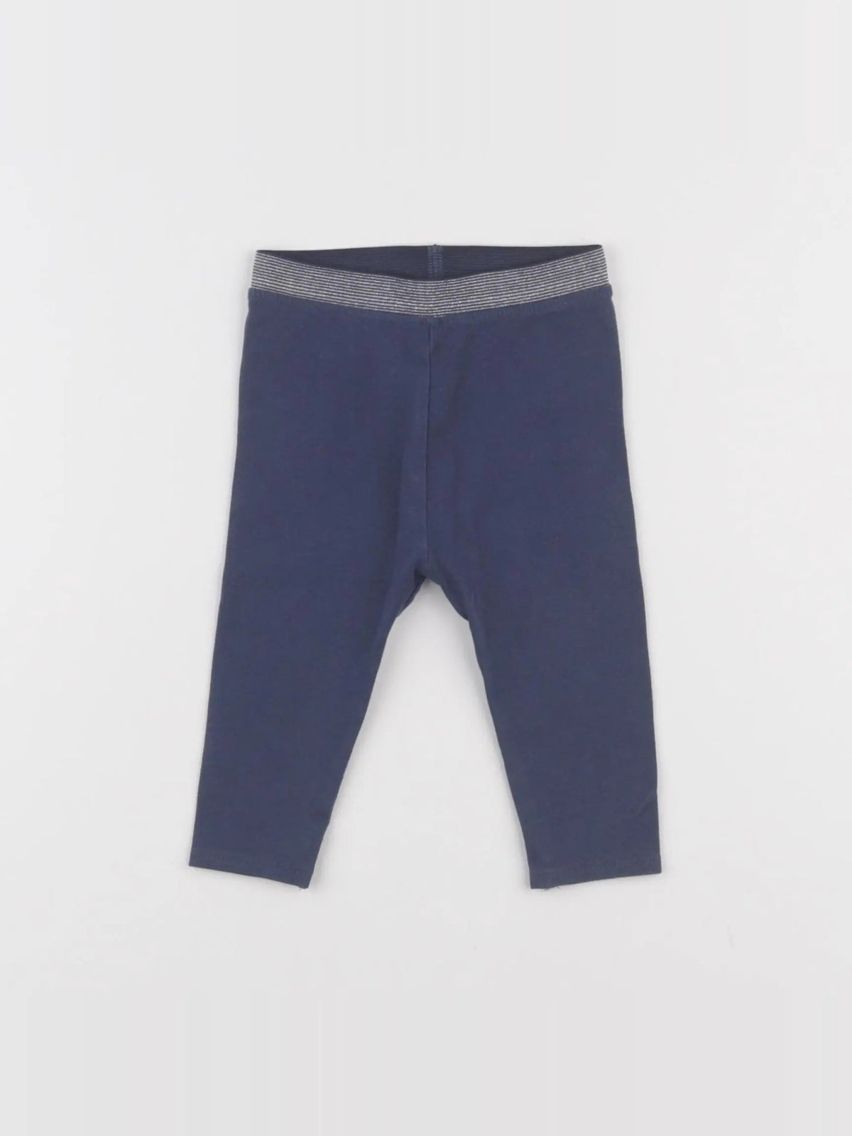 Vertbaudet - legging bleu - 6/9 mois