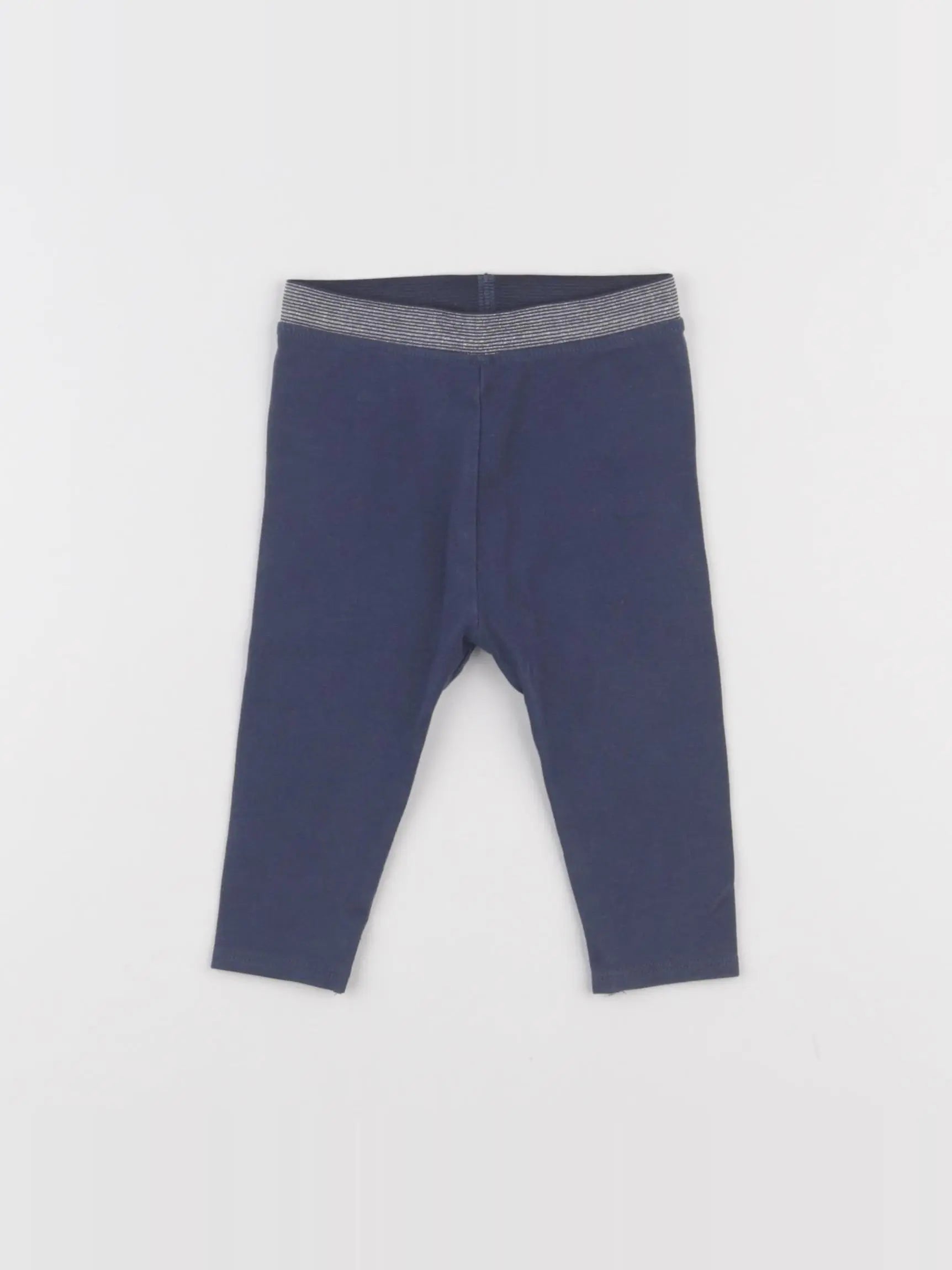 Vertbaudet - legging bleu - 6/9 mois