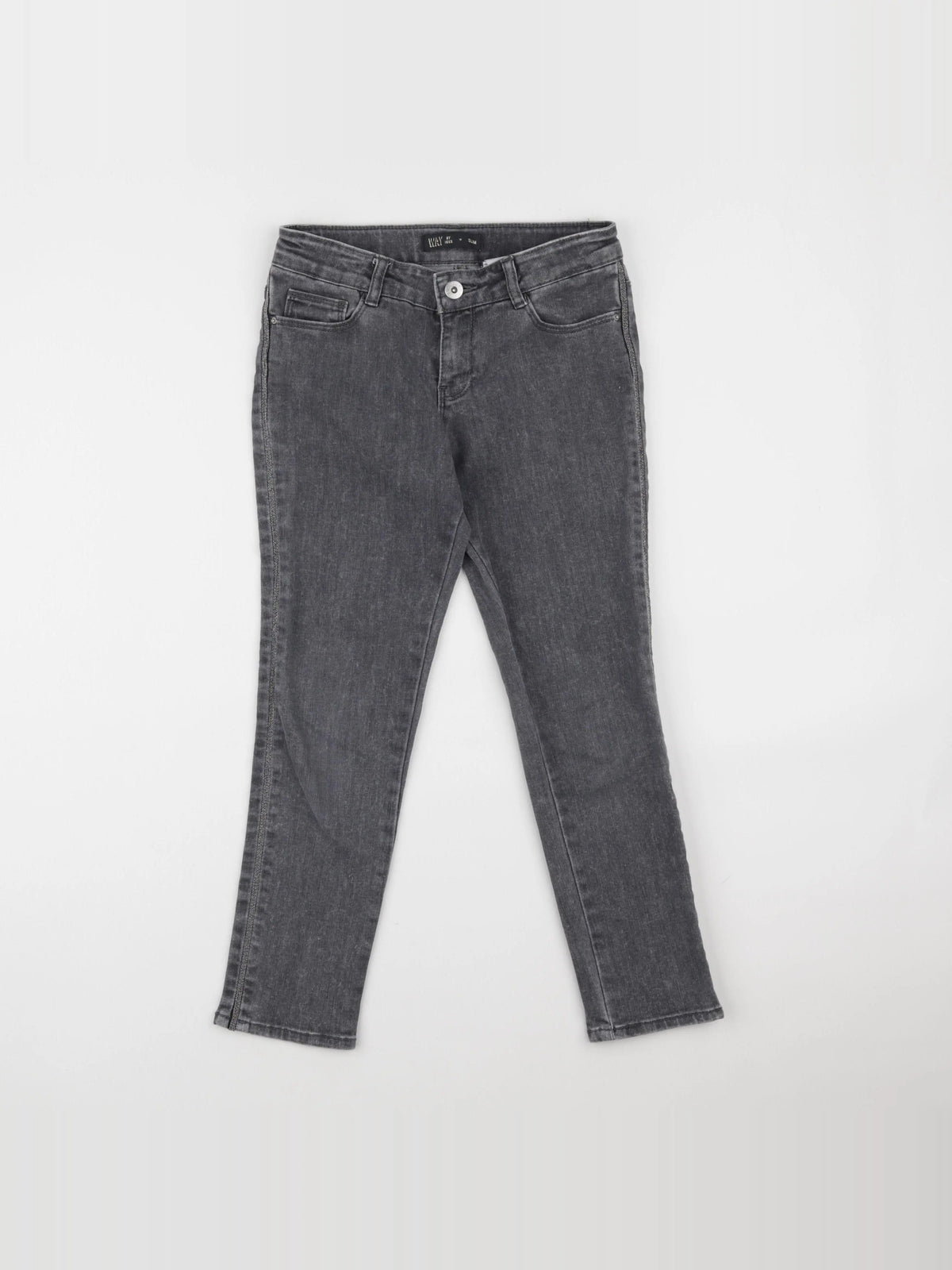 IKKS - jean gris - 10 ans