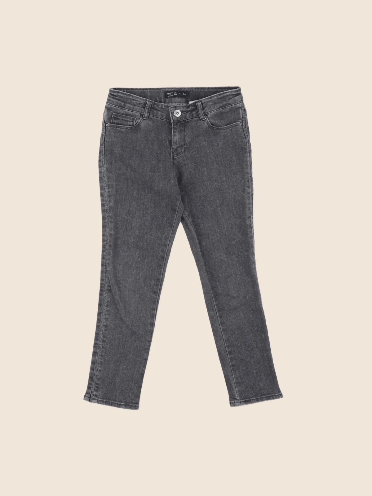 IKKS - jean gris - 10 ans