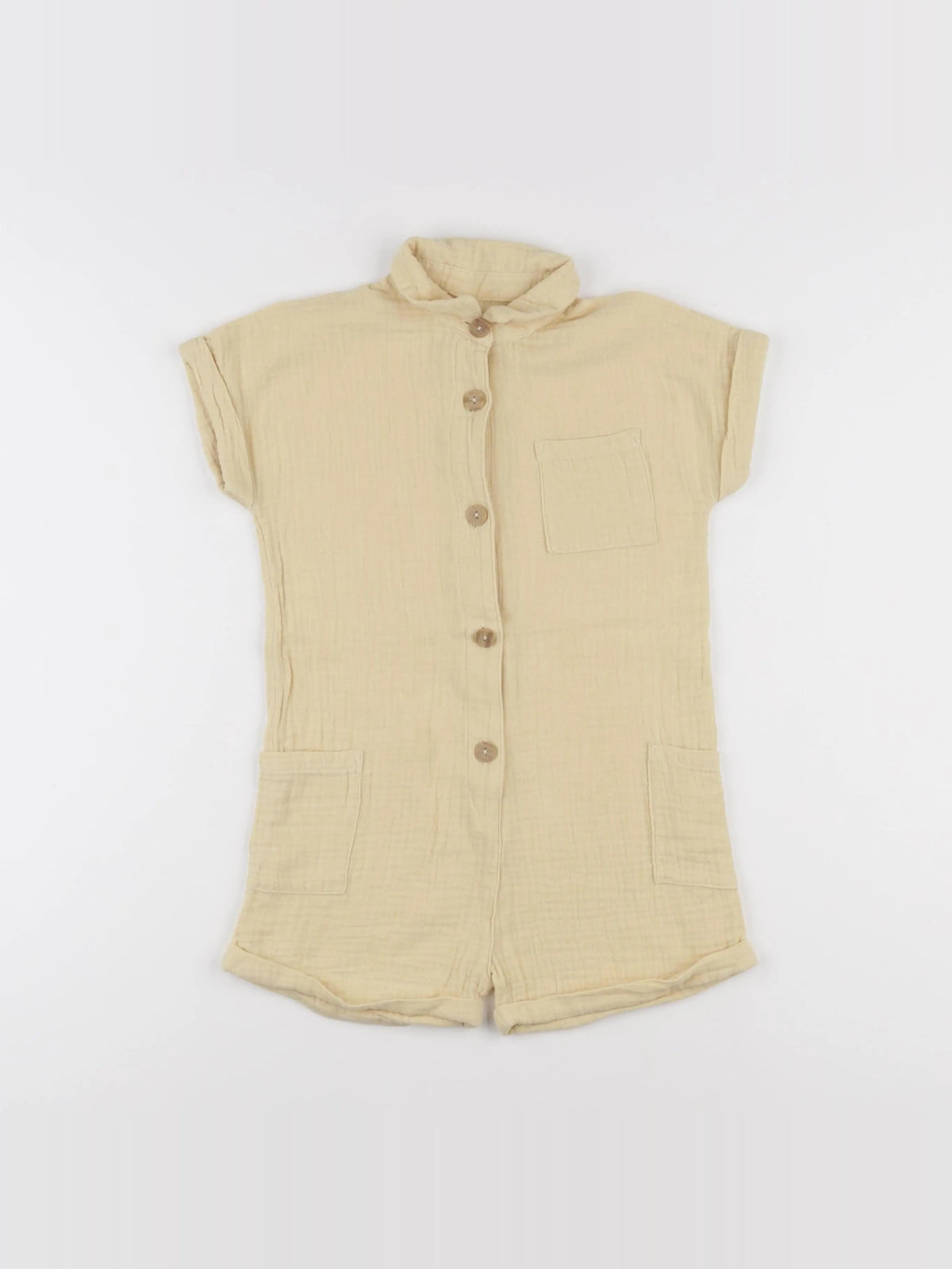 Vertbaudet - salopette jaune - 5 ans