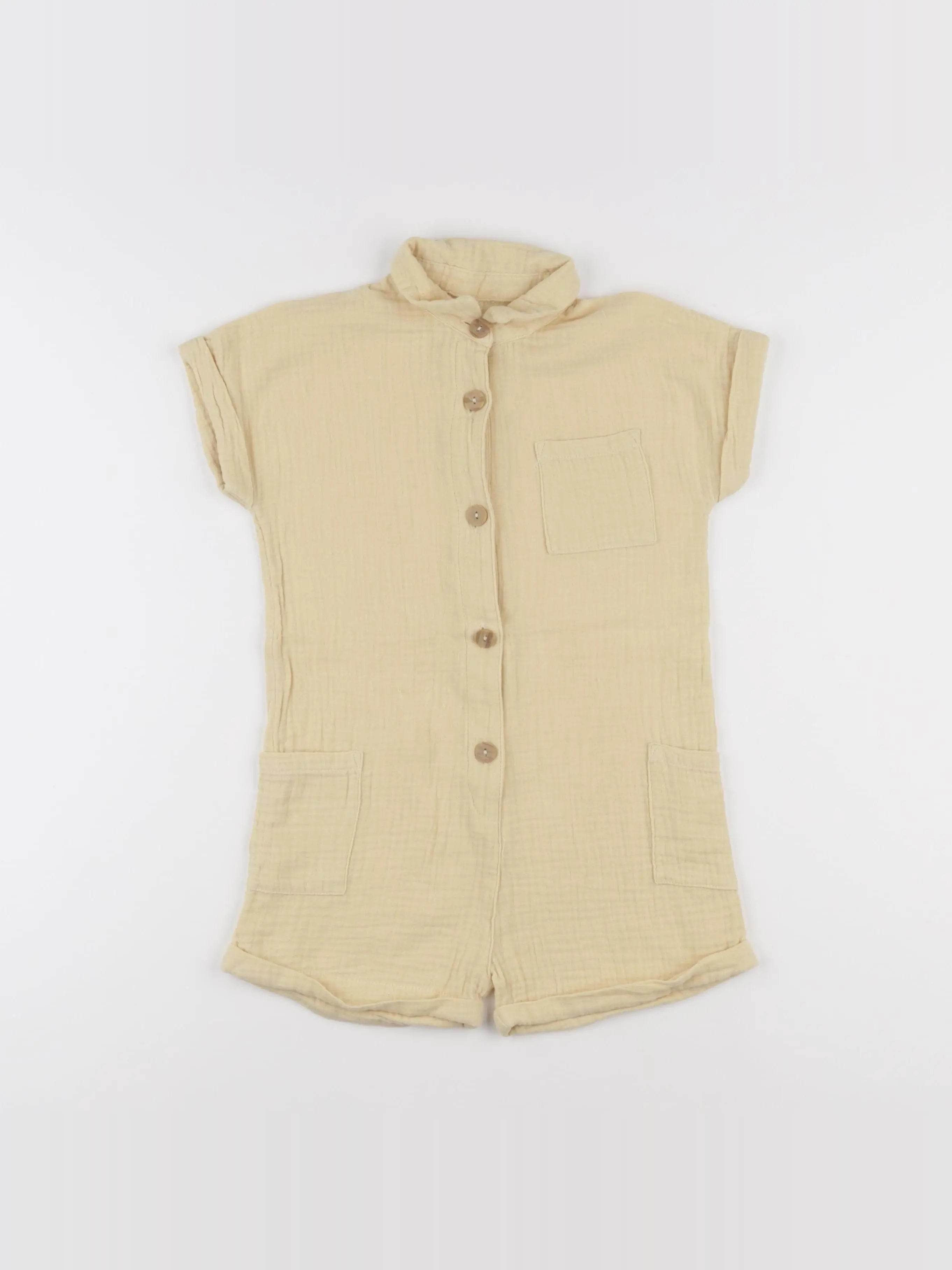 Vertbaudet - salopette jaune - 5 ans