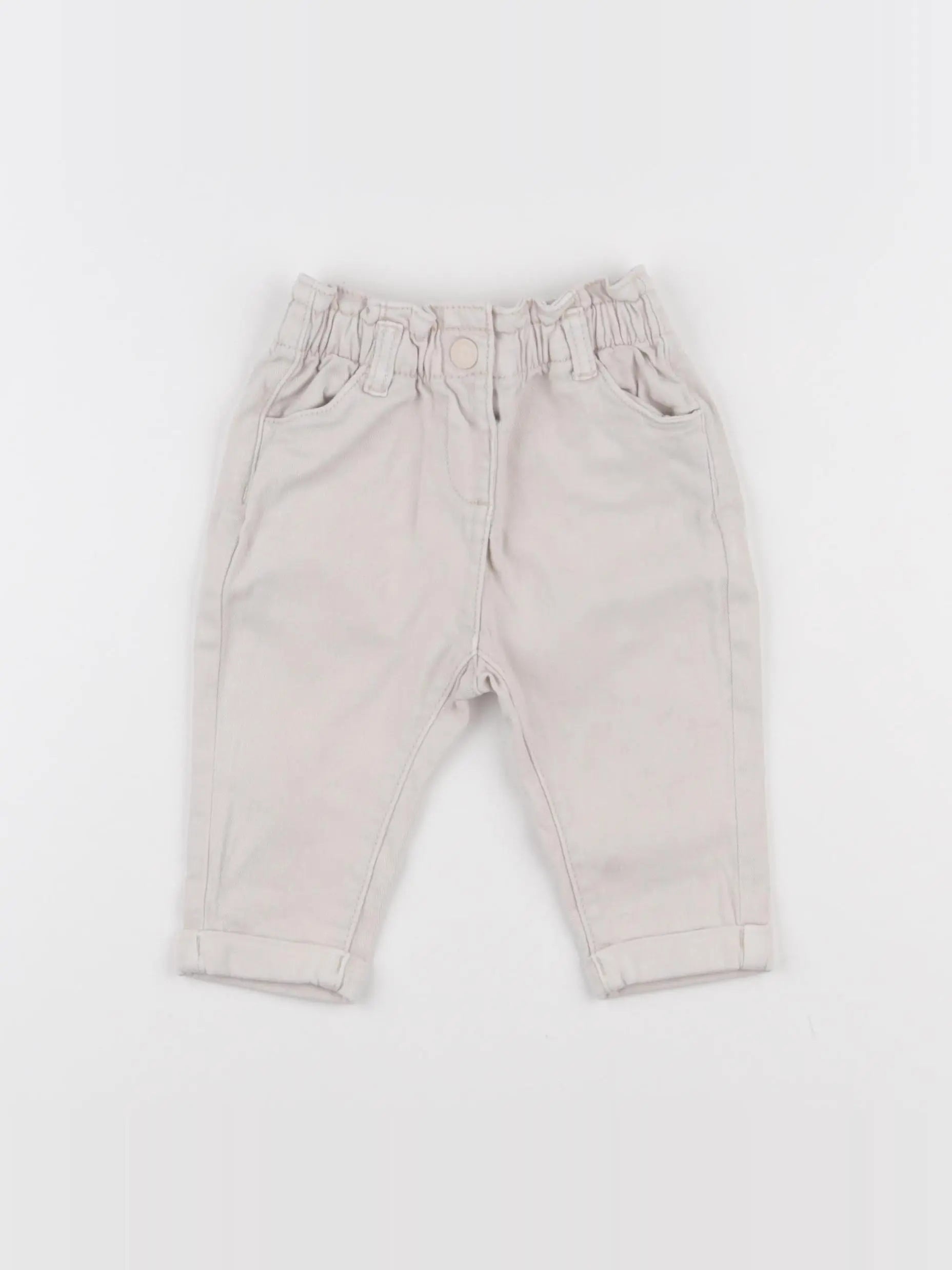 Tape à l'oeil - pantalon beige - 6 mois