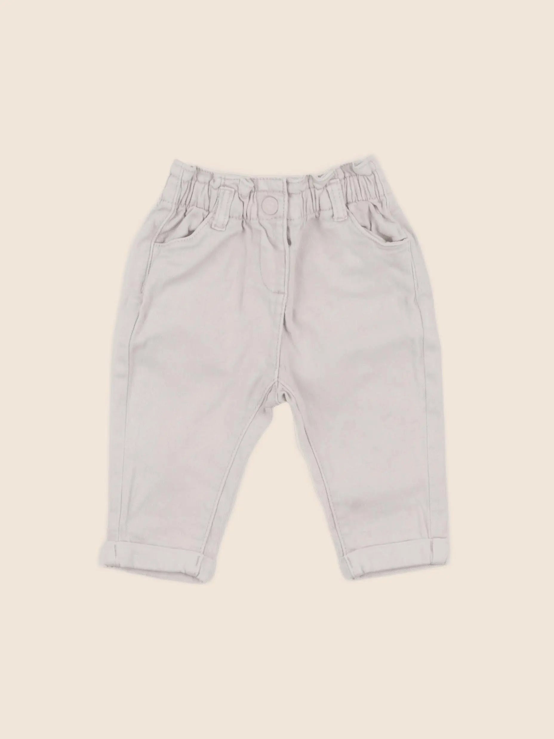 Tape à l'oeil - pantalon beige - 6 mois