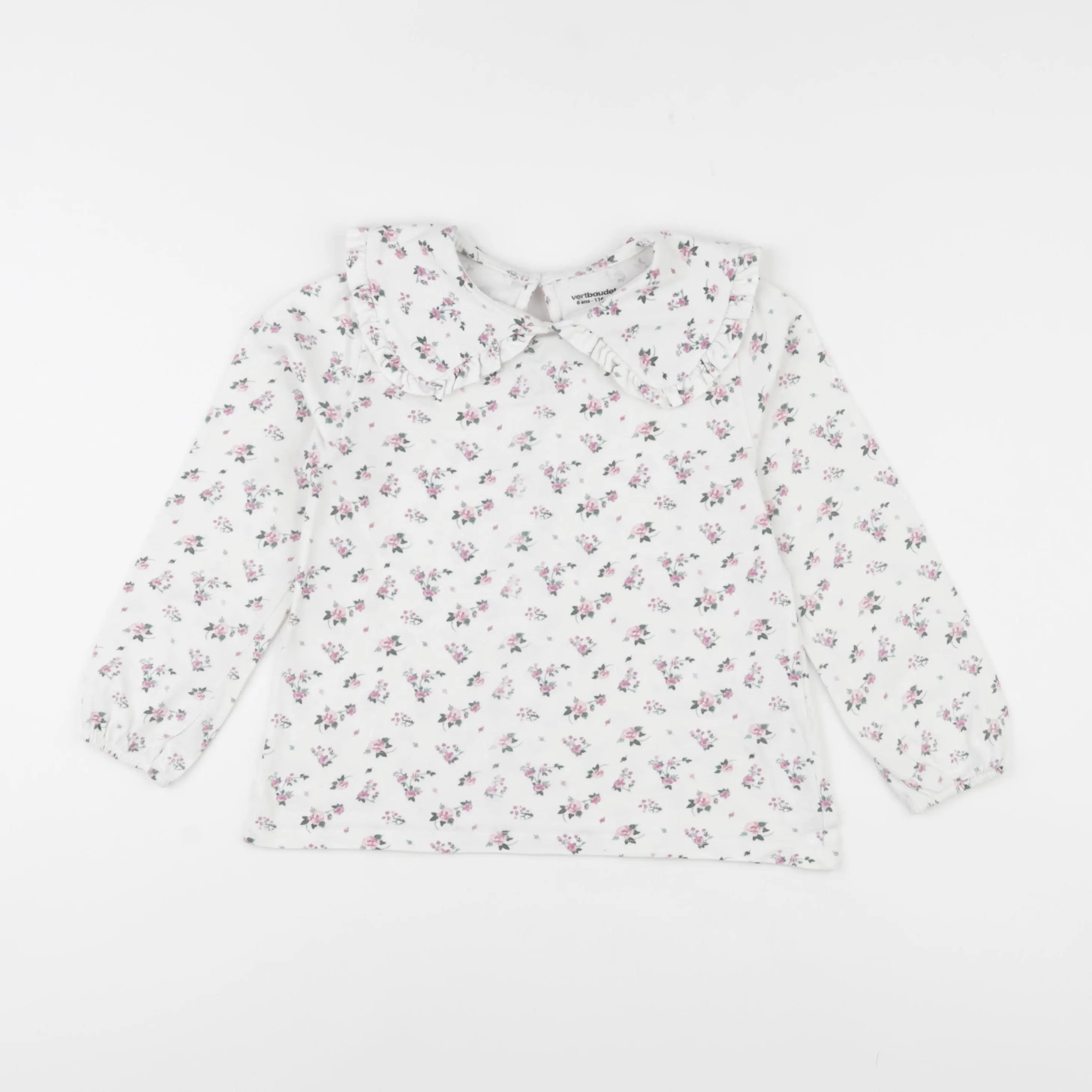 Vertbaudet - tee-shirt beige - 6 ans