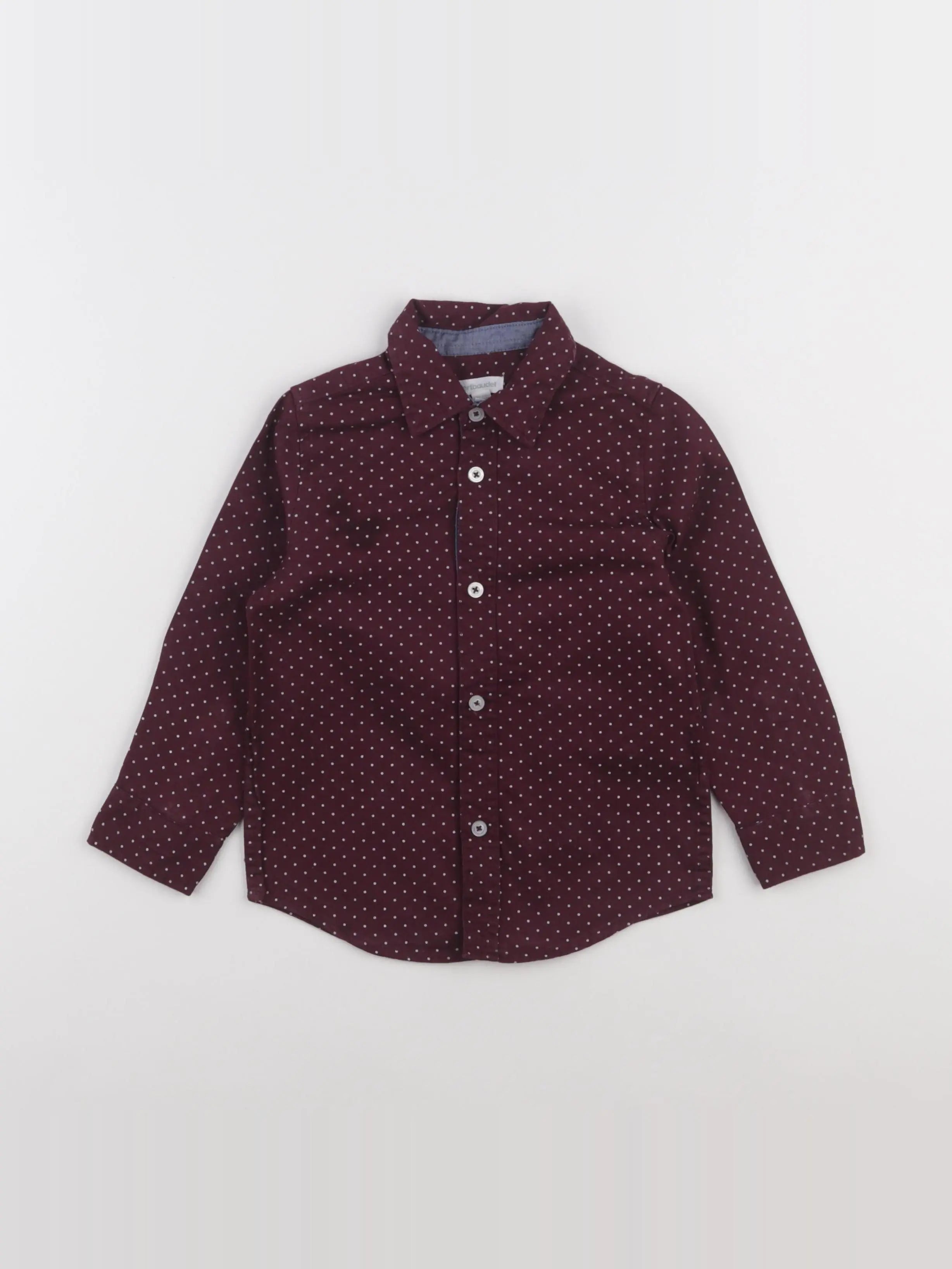 Vertbaudet - chemise rouge - 3 ans