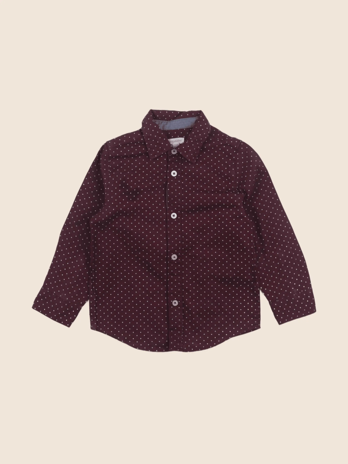 Vertbaudet - chemise rouge - 3 ans