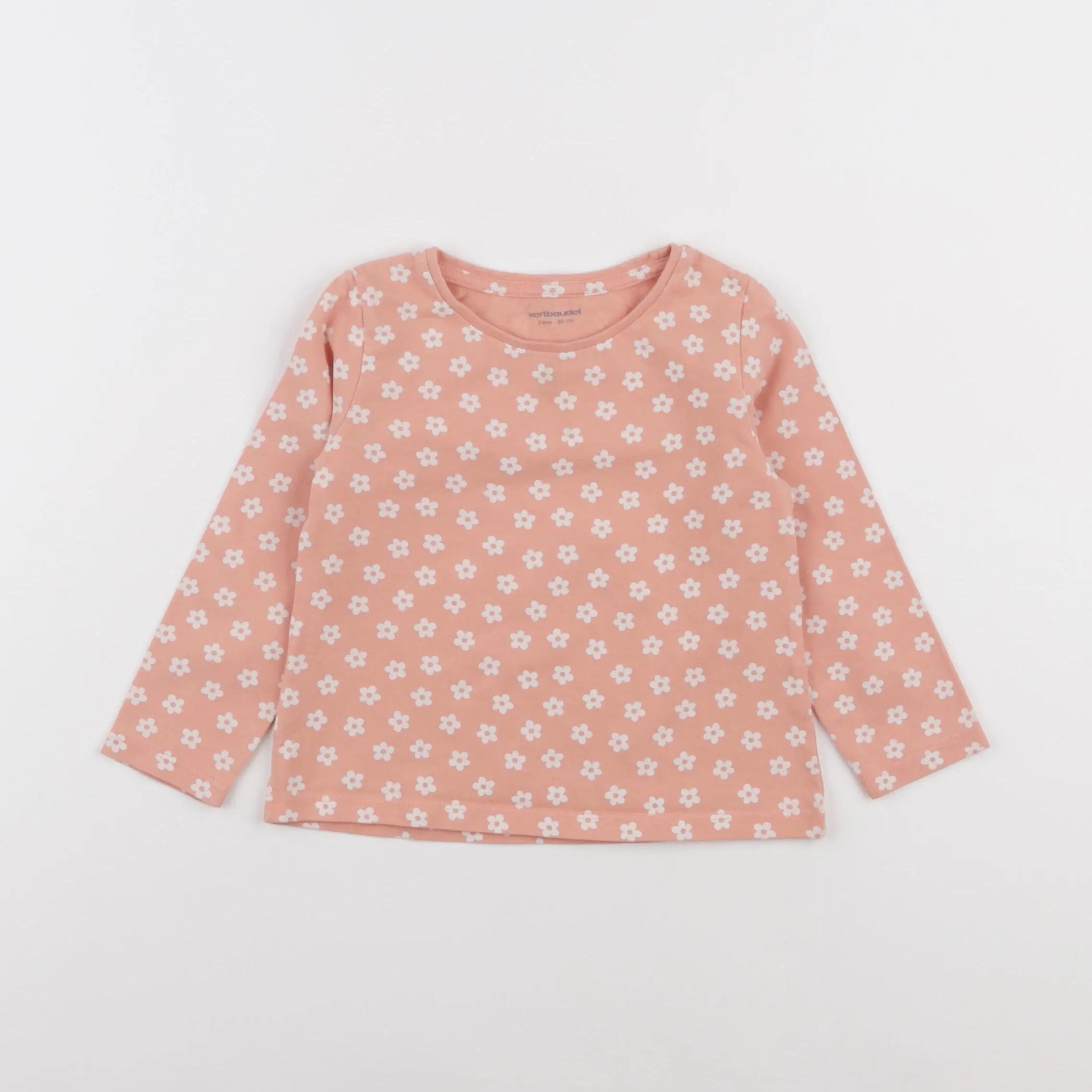 Vertbaudet - tee-shirt rose - 2 ans