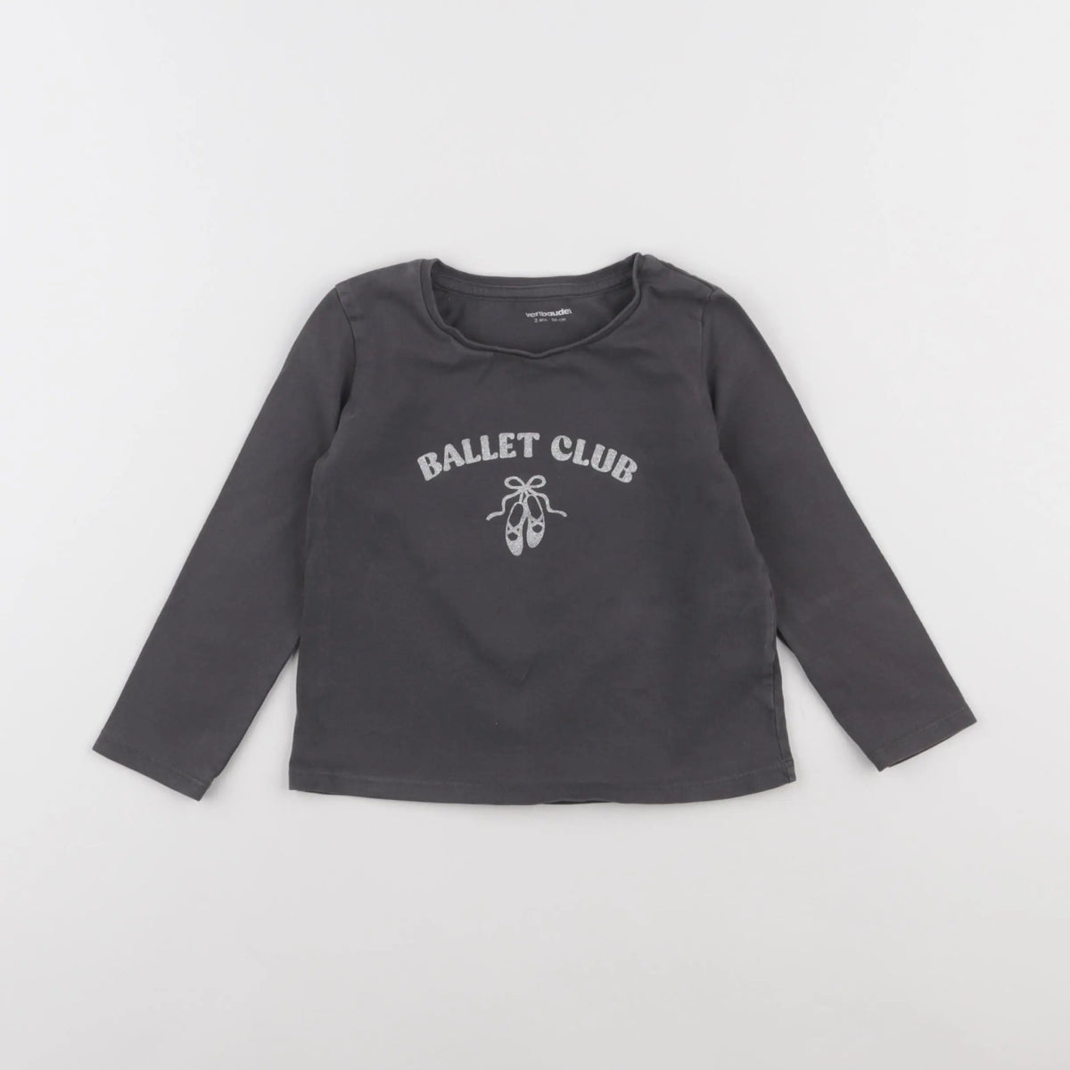 Vertbaudet - tee-shirt gris - 2 ans