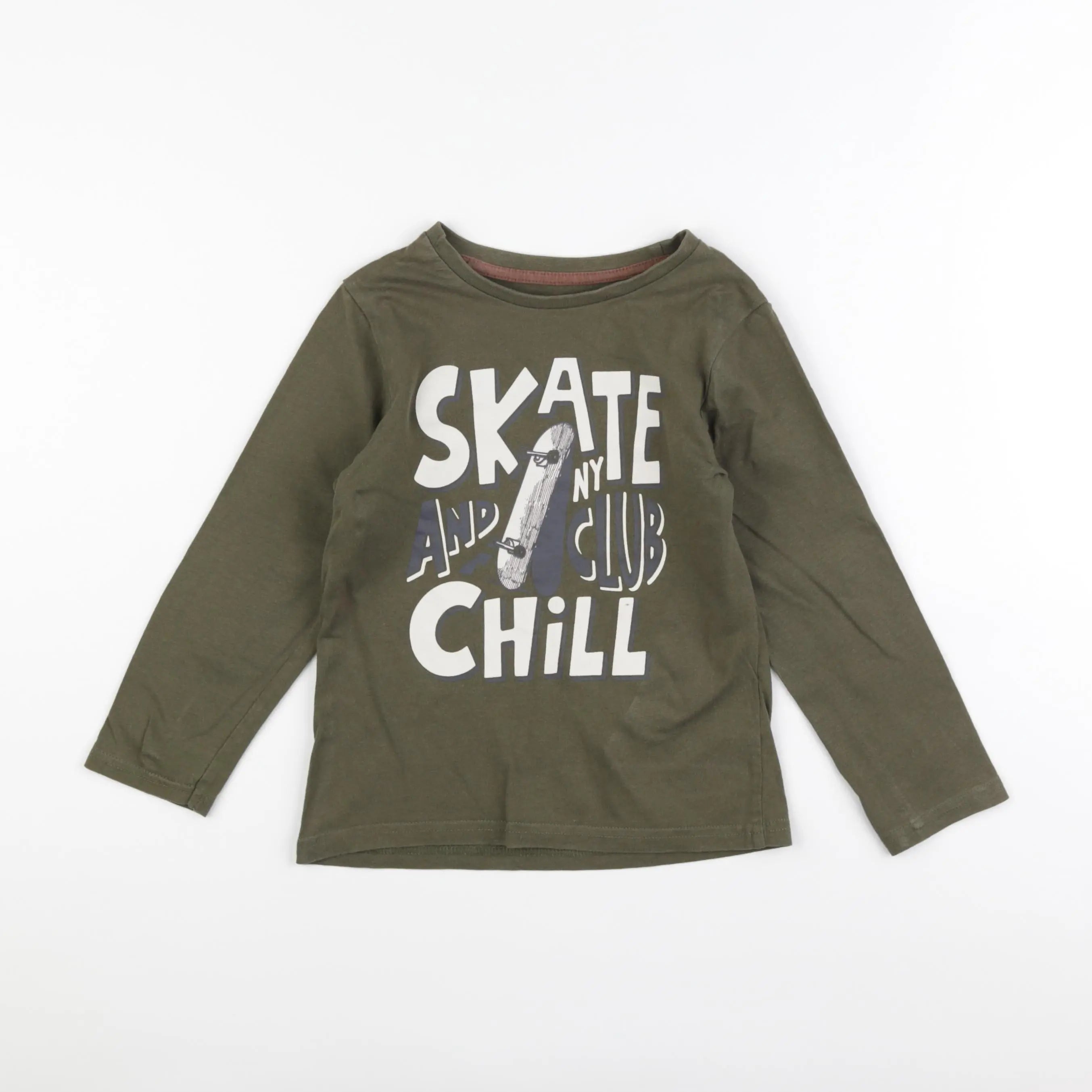 Vertbaudet - tee-shirt vert - 6 ans