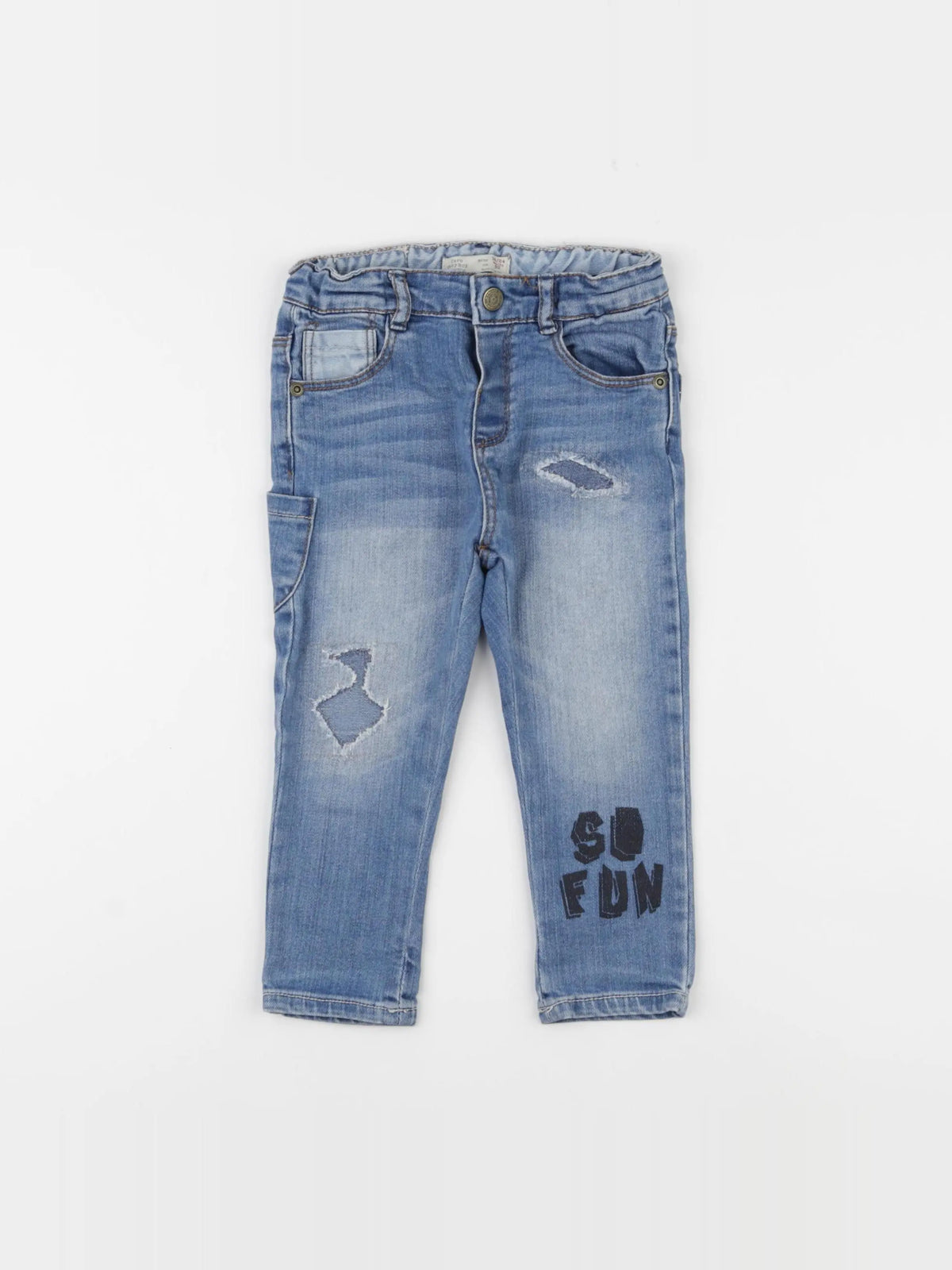 Zara - jean bleu - 18/24 mois