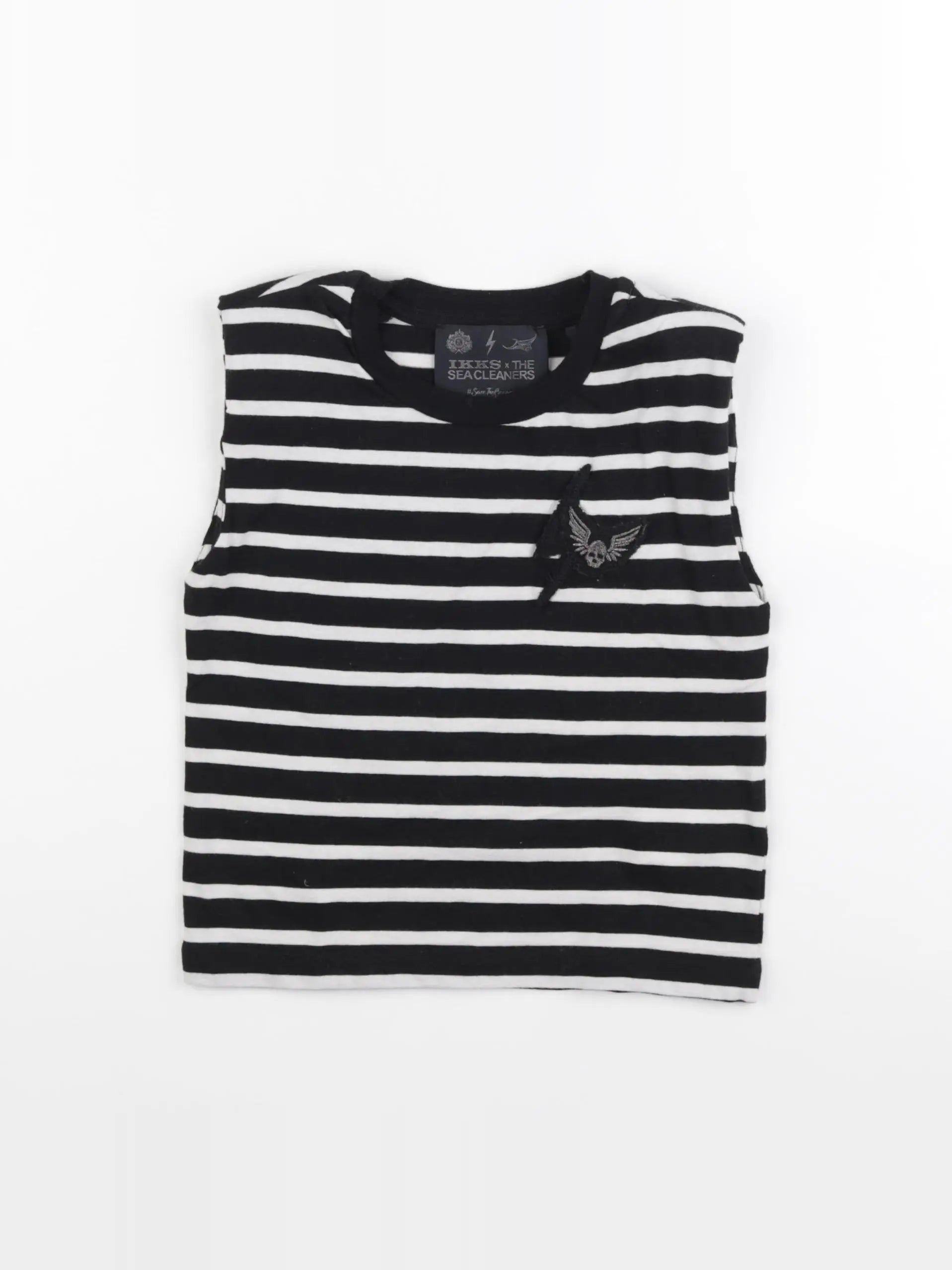 IKKS - débardeur blanc, noir - 6 ans