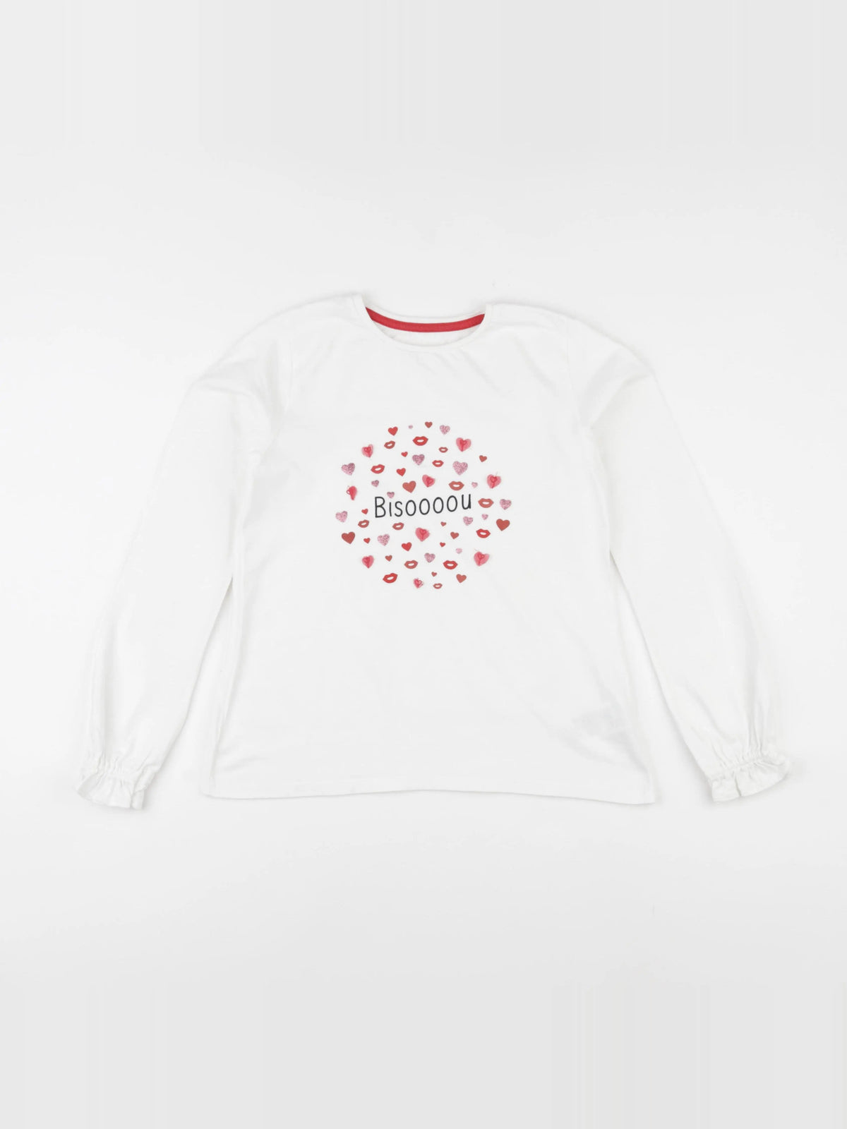 Vertbaudet - tee-shirt blanc - 10 ans