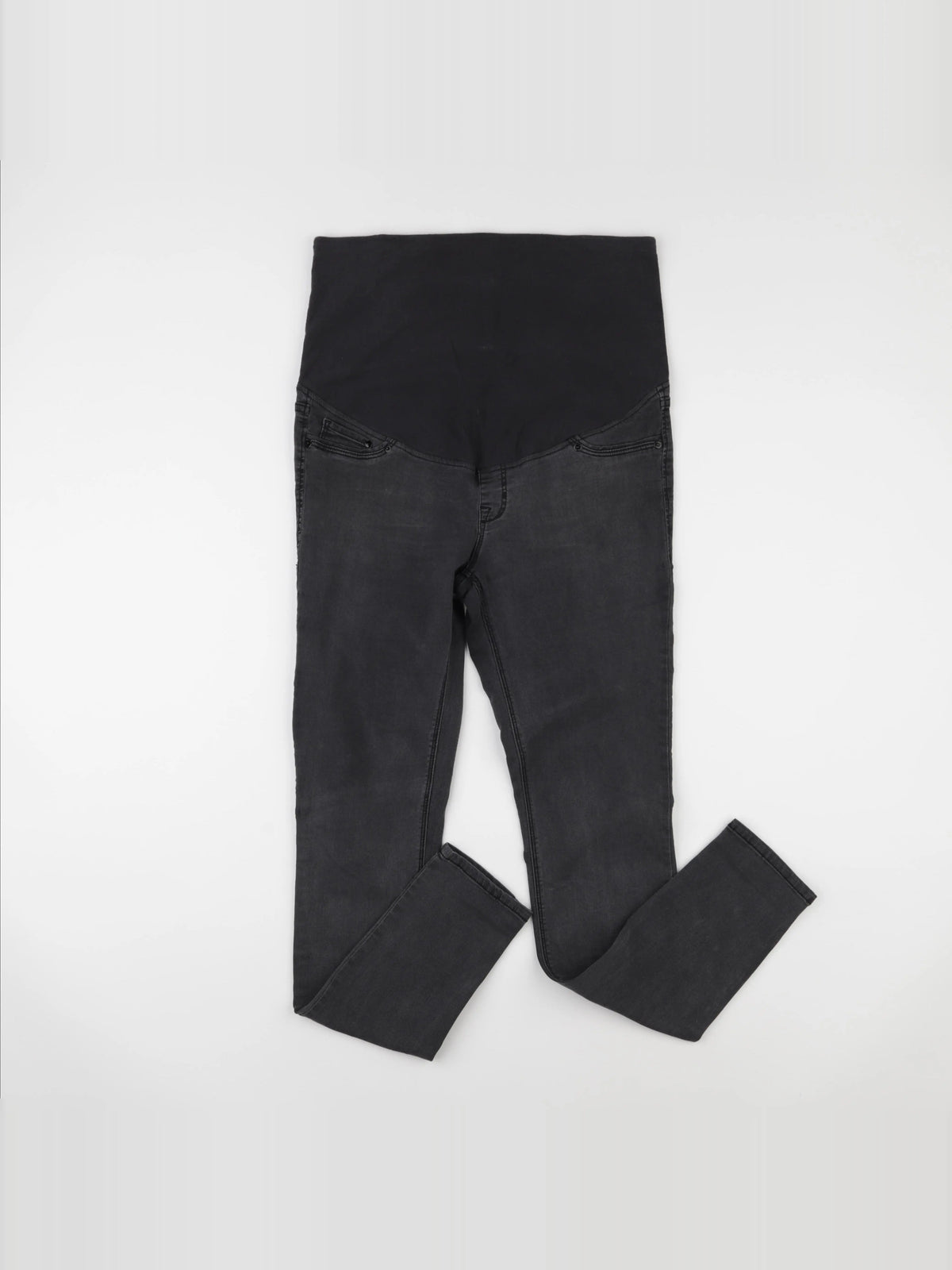 H&M - jean grossesse gris - 44