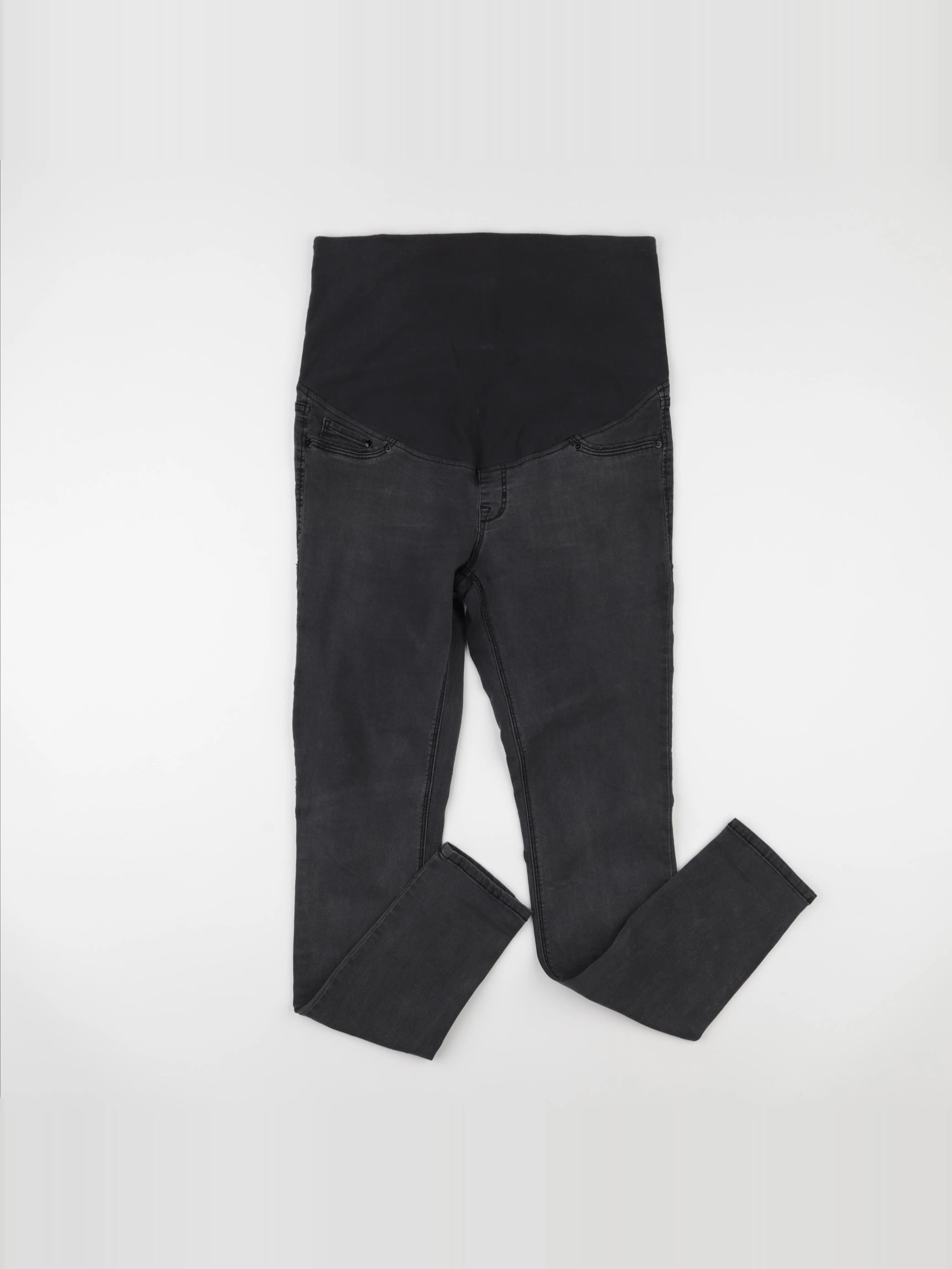 H&M - jean grossesse gris - 44