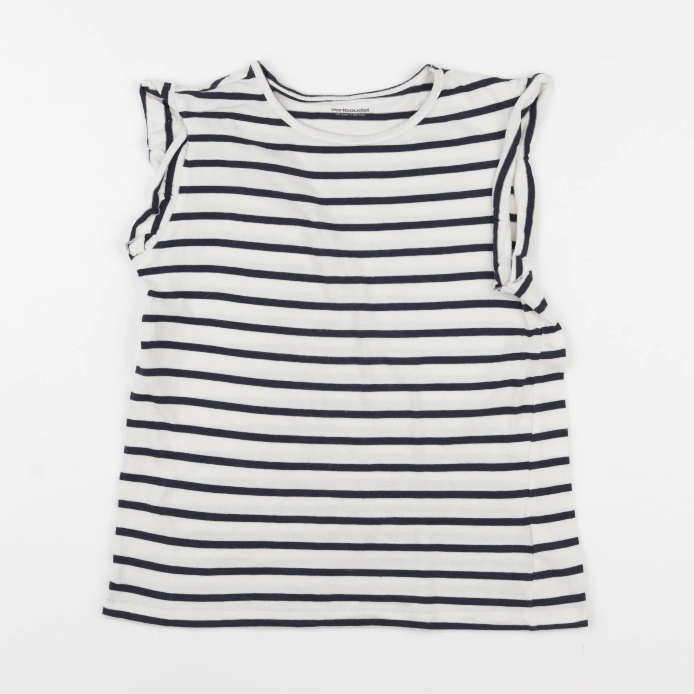 Vertbaudet - tee-shirt bleu - 10 ans