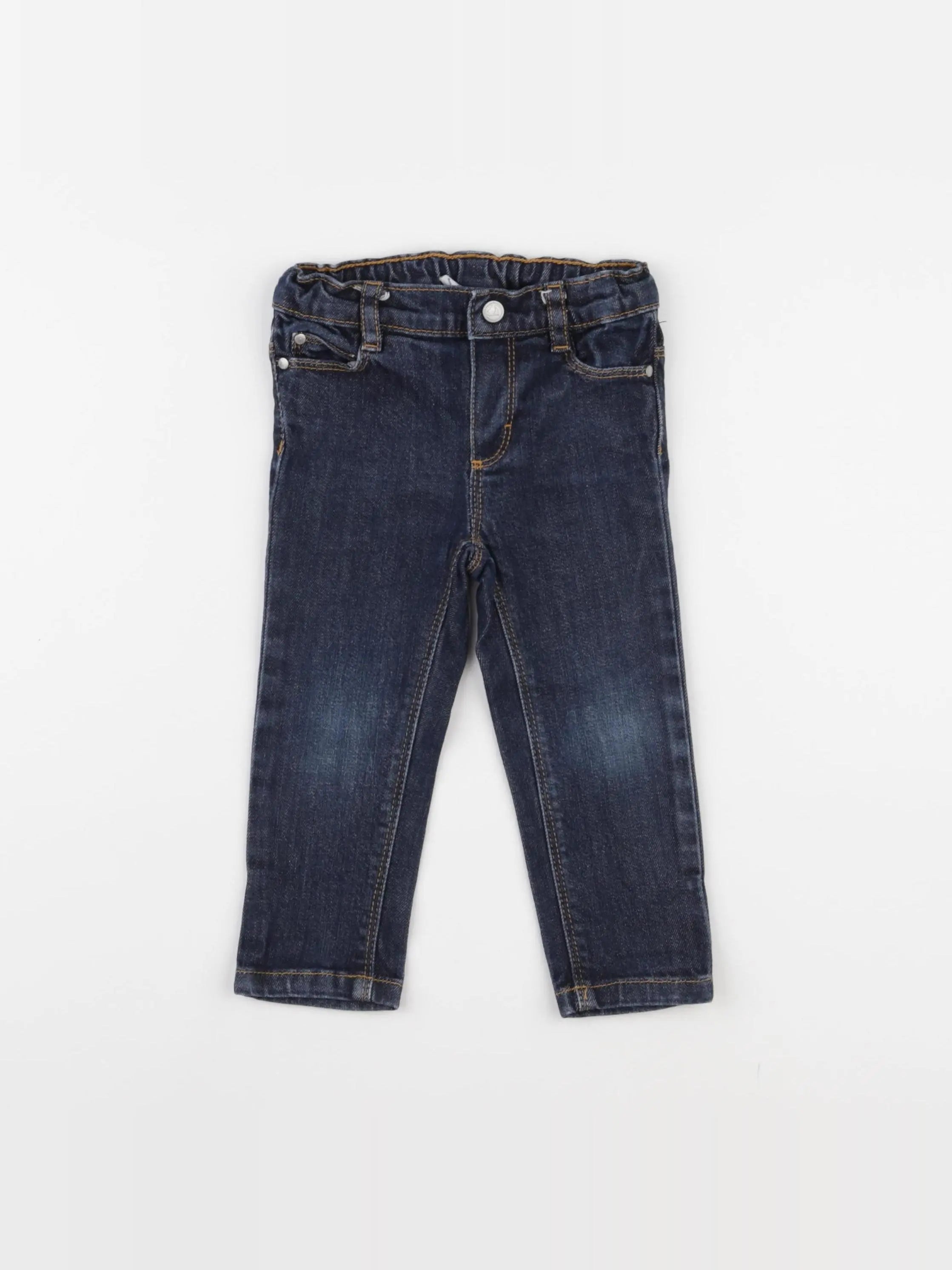 Petit Bateau - jean bleu - 18 mois