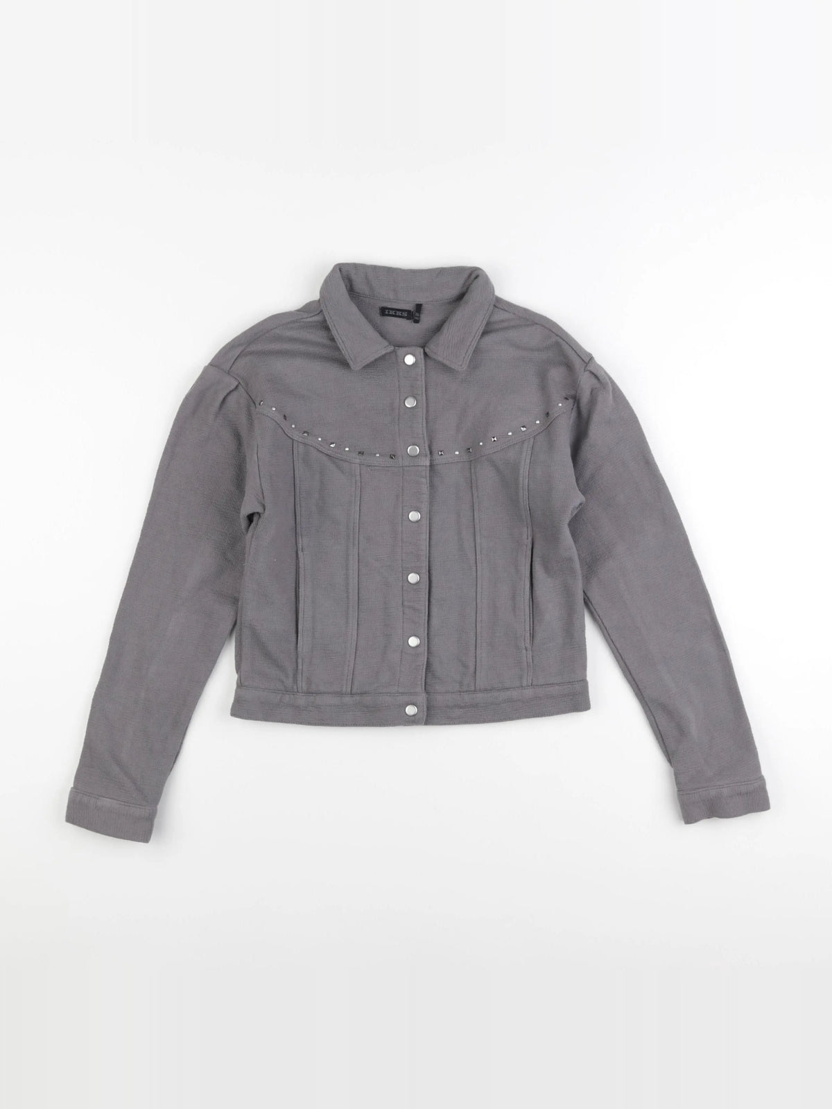 IKKS - veste gris - 10 ans