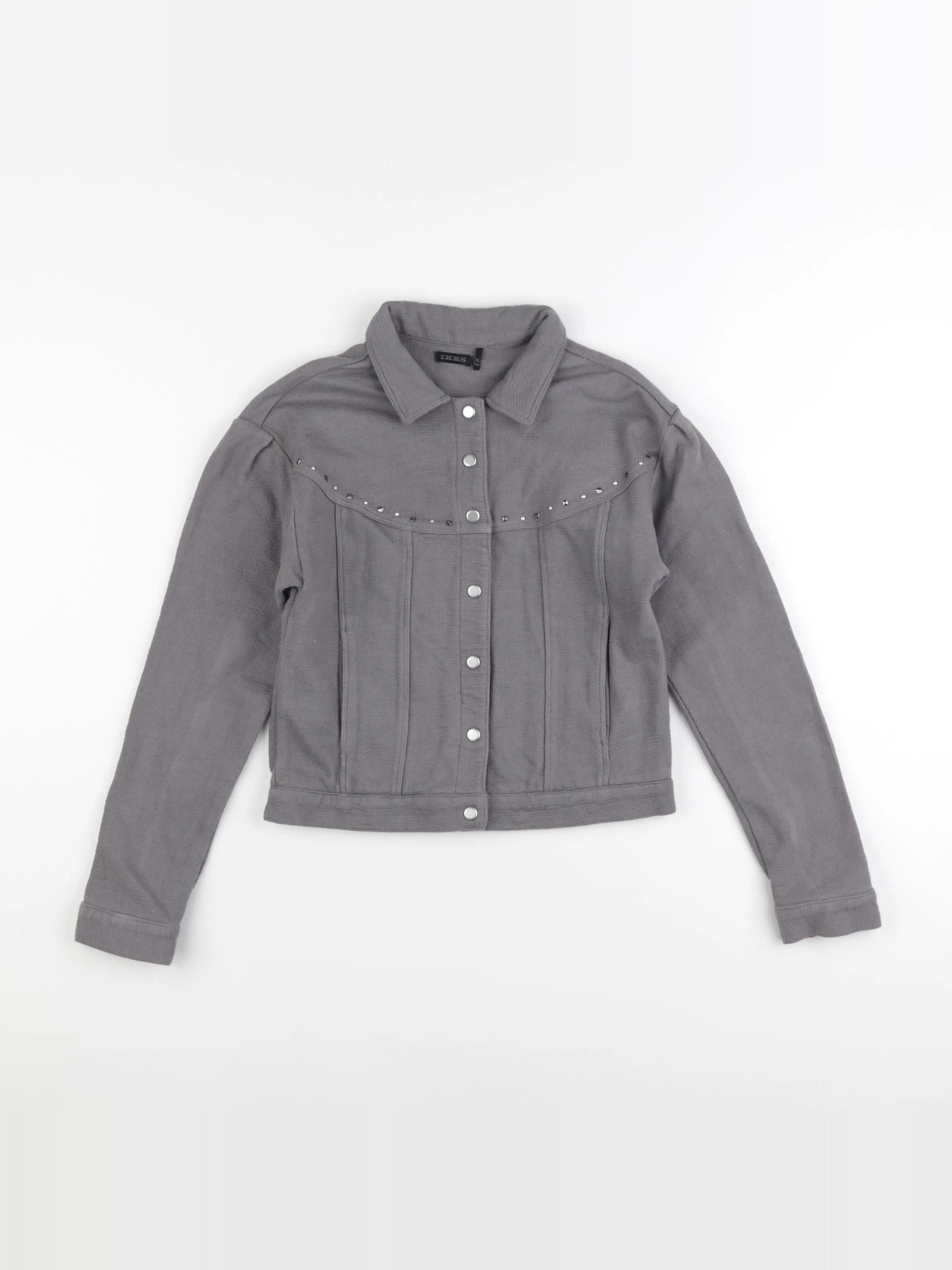 IKKS - veste gris - 10 ans