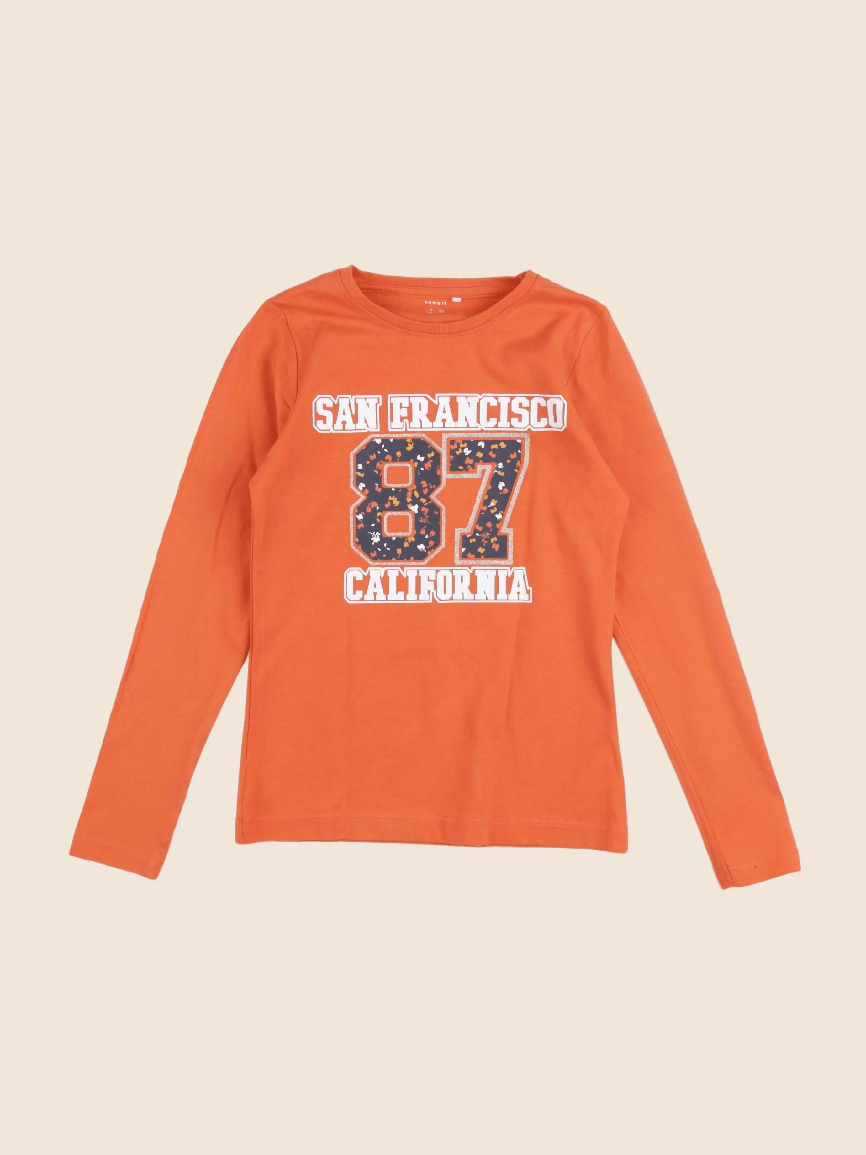 Name it - tee-shirt orange - 9/10 ans