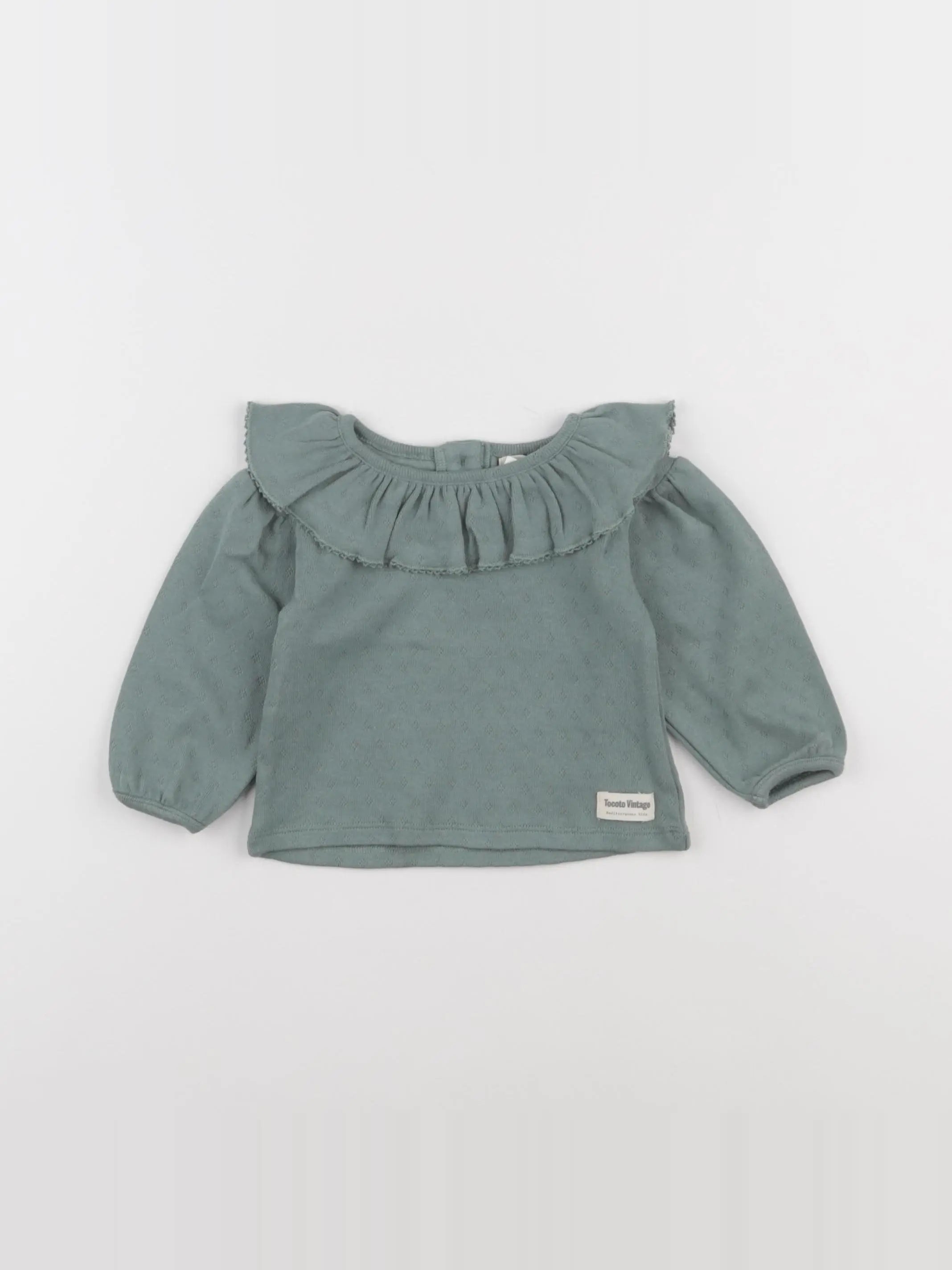 Tocoto vintage - tee-shirt vert - 3 mois