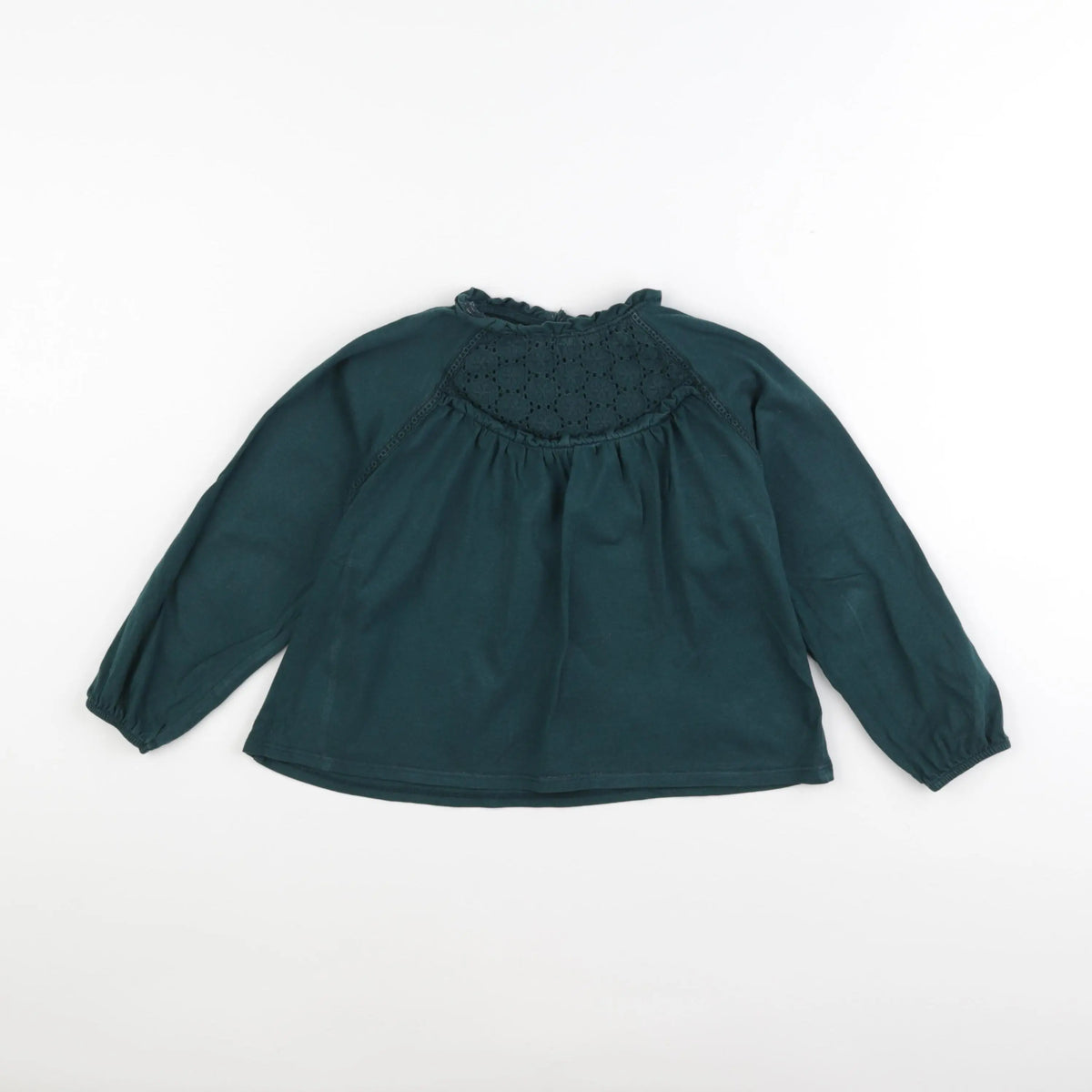 Vertbaudet - tee-shirt vert - 6 ans