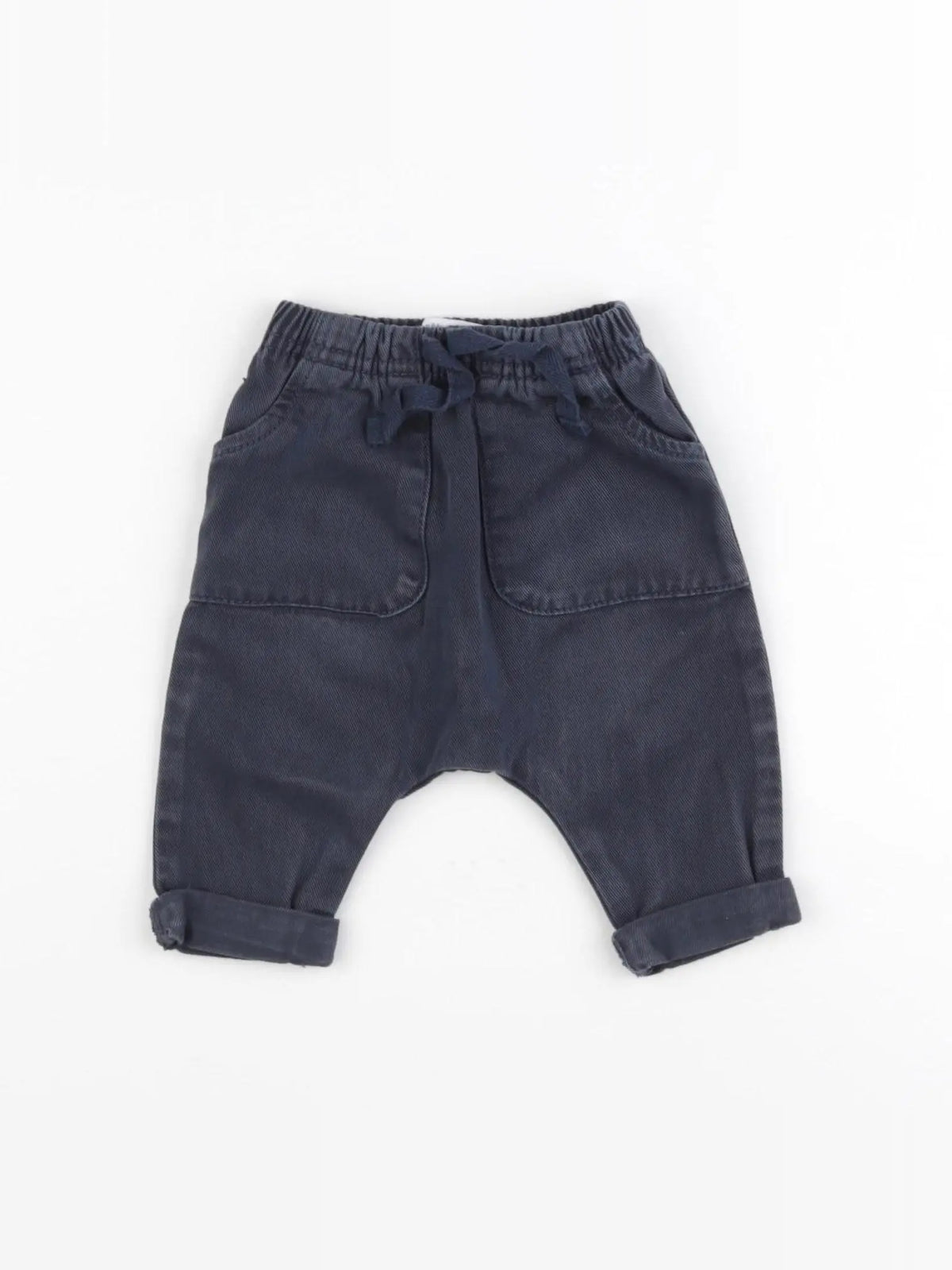 Vertbaudet - sarouel bleu - 1 mois