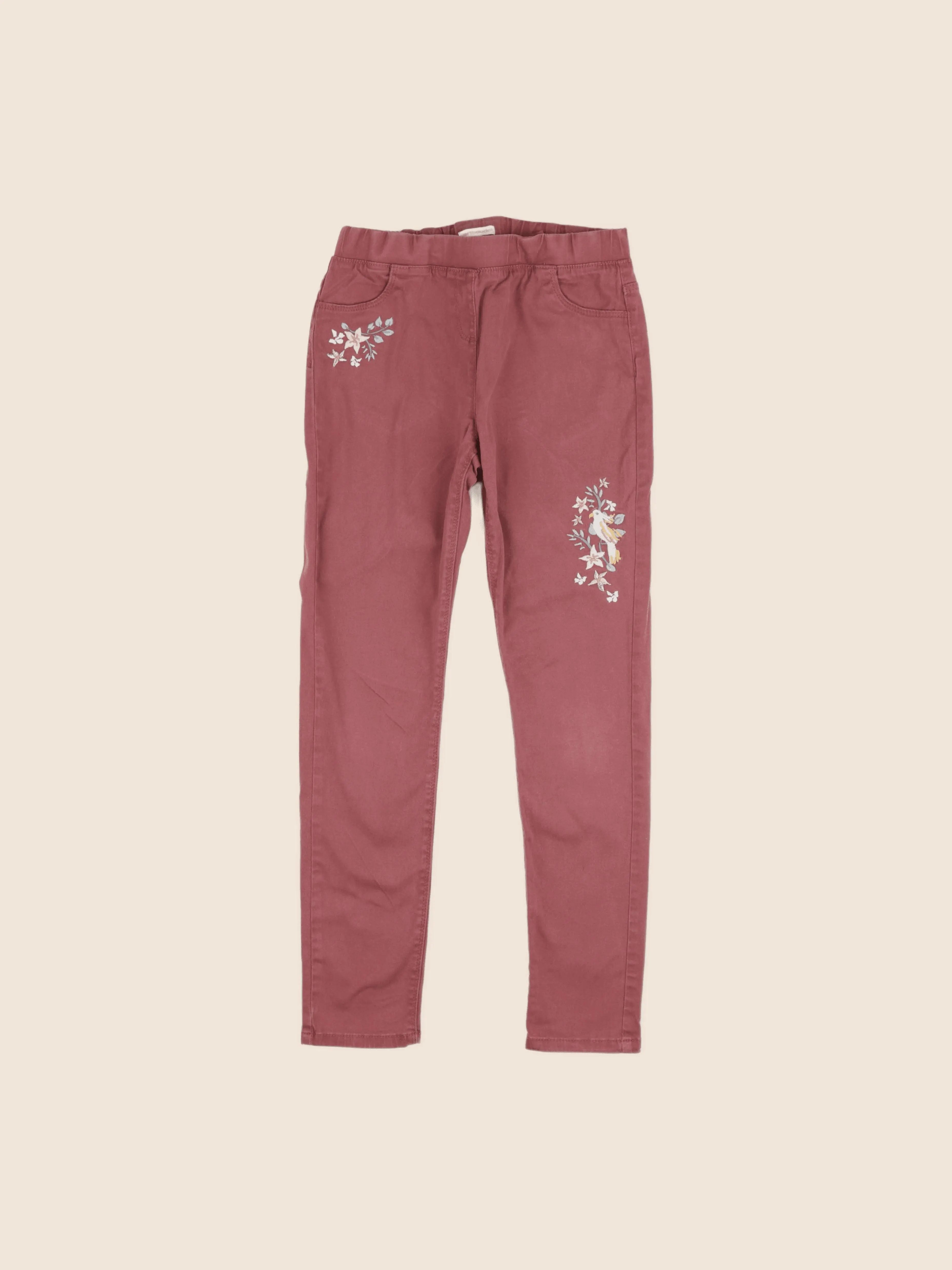 Vertbaudet - jegging rose - 12 ans