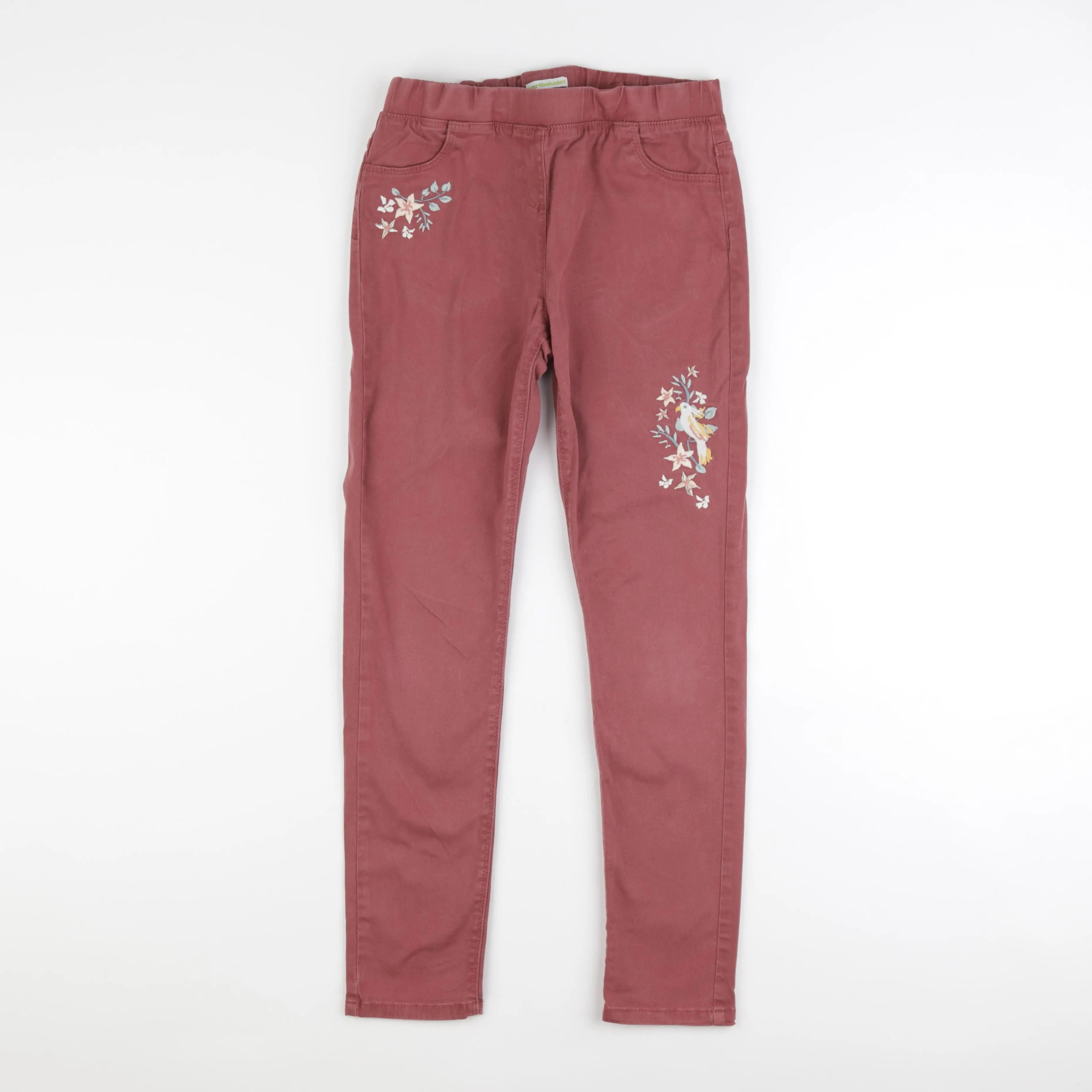 Vertbaudet - jegging rose - 12 ans