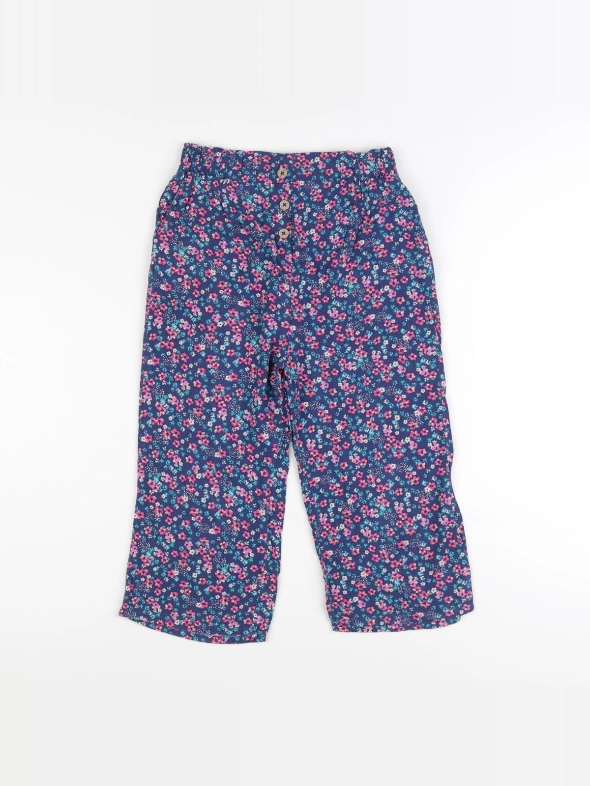 Vertbaudet - pantacourt bleu - 10 ans